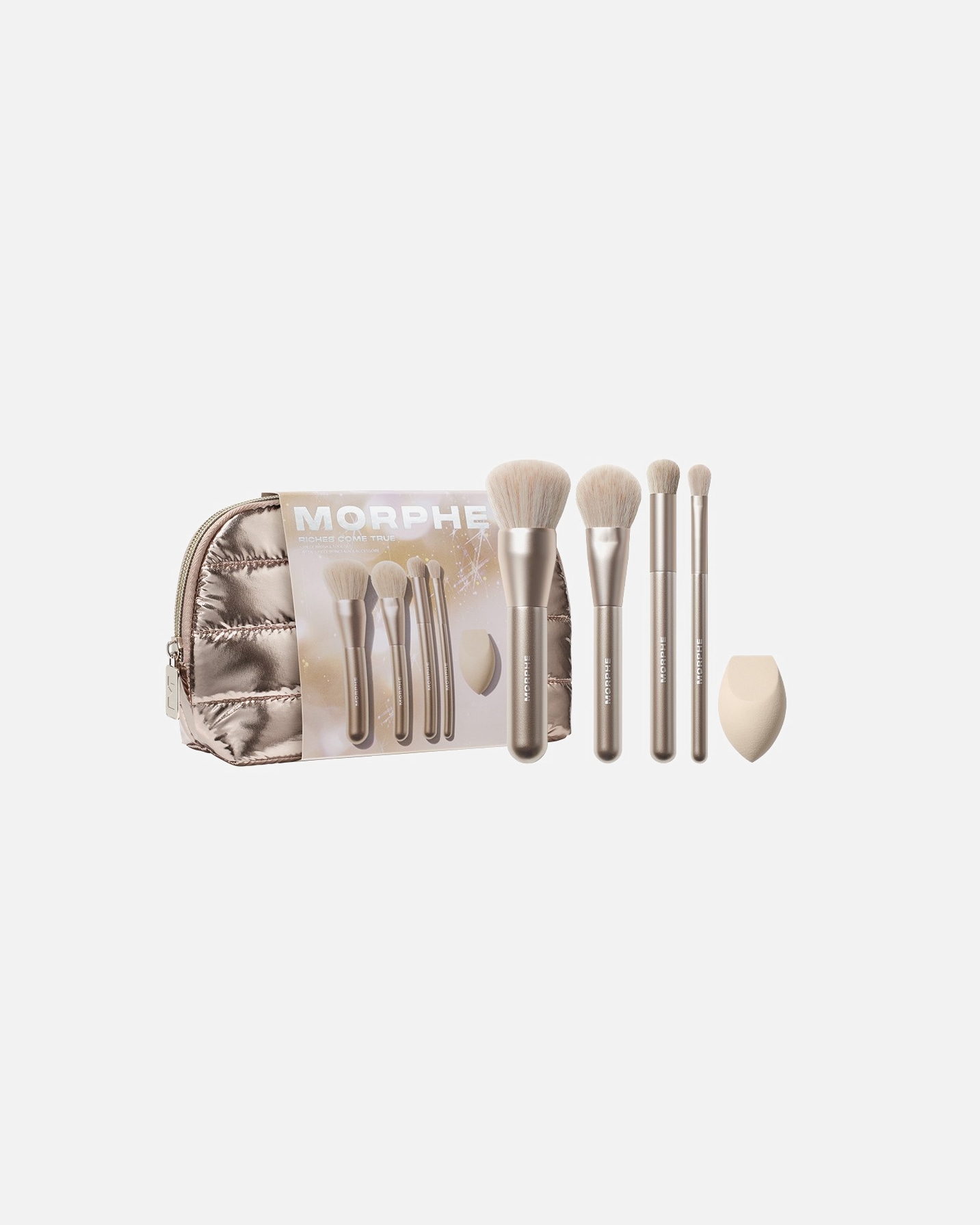 Ecsetkészlet - Morphe Holiday Collection RICHES COME TRUE 5-PIECE BRUSH & TOOL SET 1 darab