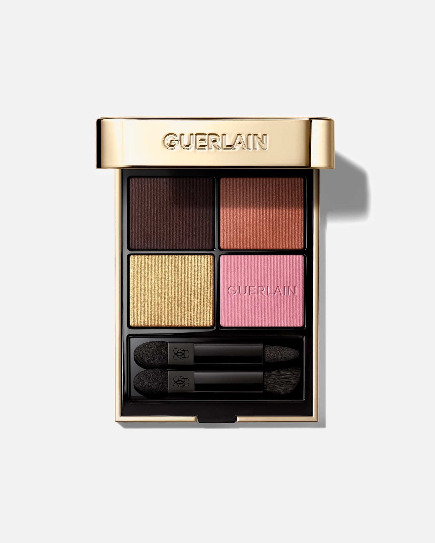 Szemhéjpúder - Guerlain Terracotta Ombres G Denim Blossom Négyes szemhéjfesték paletta - Limitált kiadás 555 Metal Butterfly