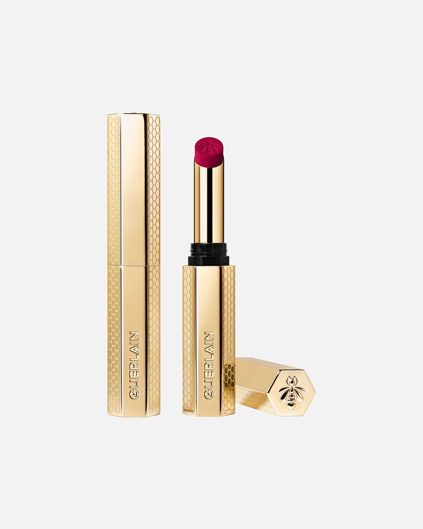 Rúzs - Guerlain KissKiss Honey-Infused Intense Rúzs 395 BOLD FUCHSIA