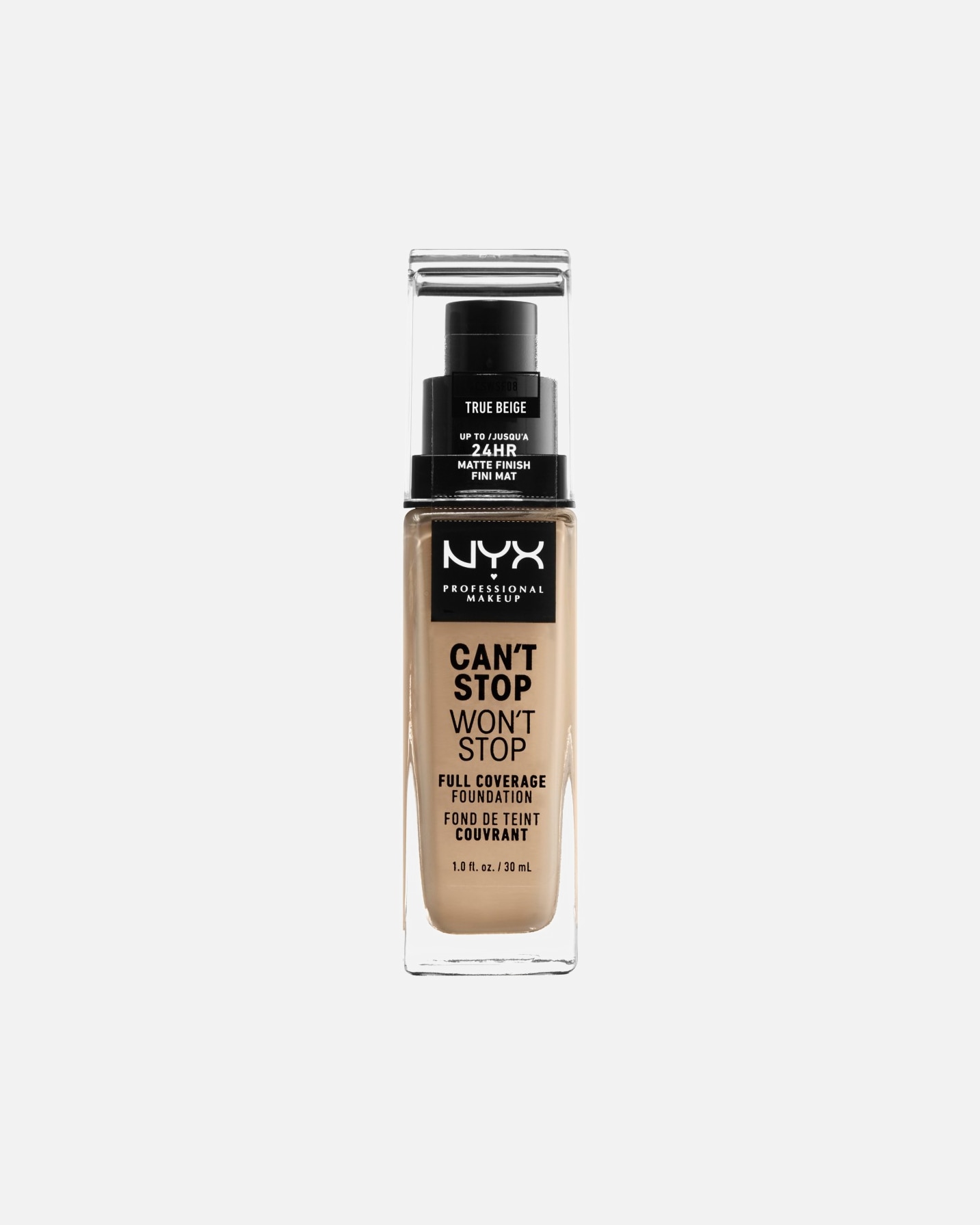 Alapozó - NYX Professional Makeup 0 Can't Stop Won't Stop Foundation True Beige
