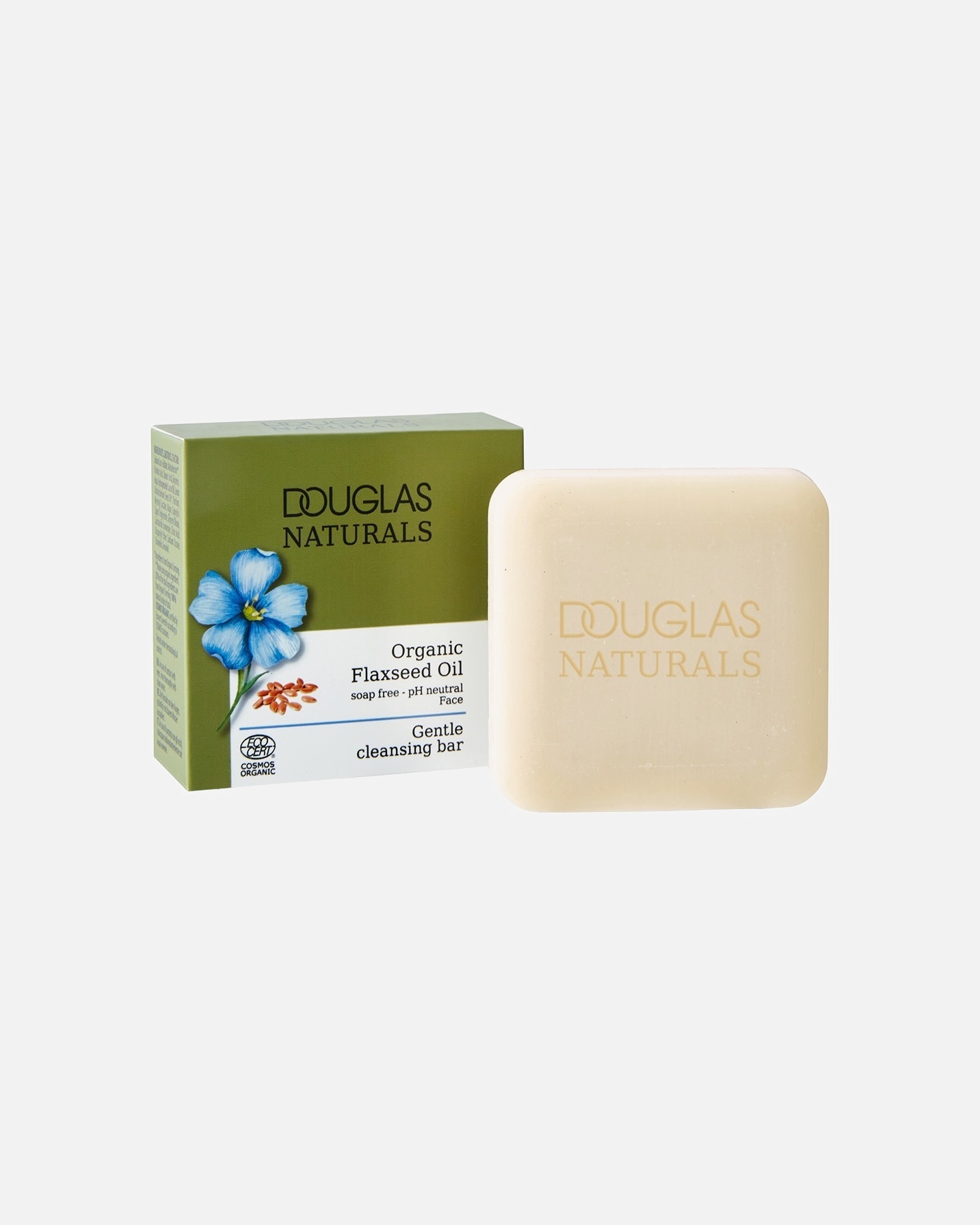 Arctisztító krém - Nő Douglas Collection Naturals Organic Flaxseed Oil Gentle Cleansing Bar 70 g