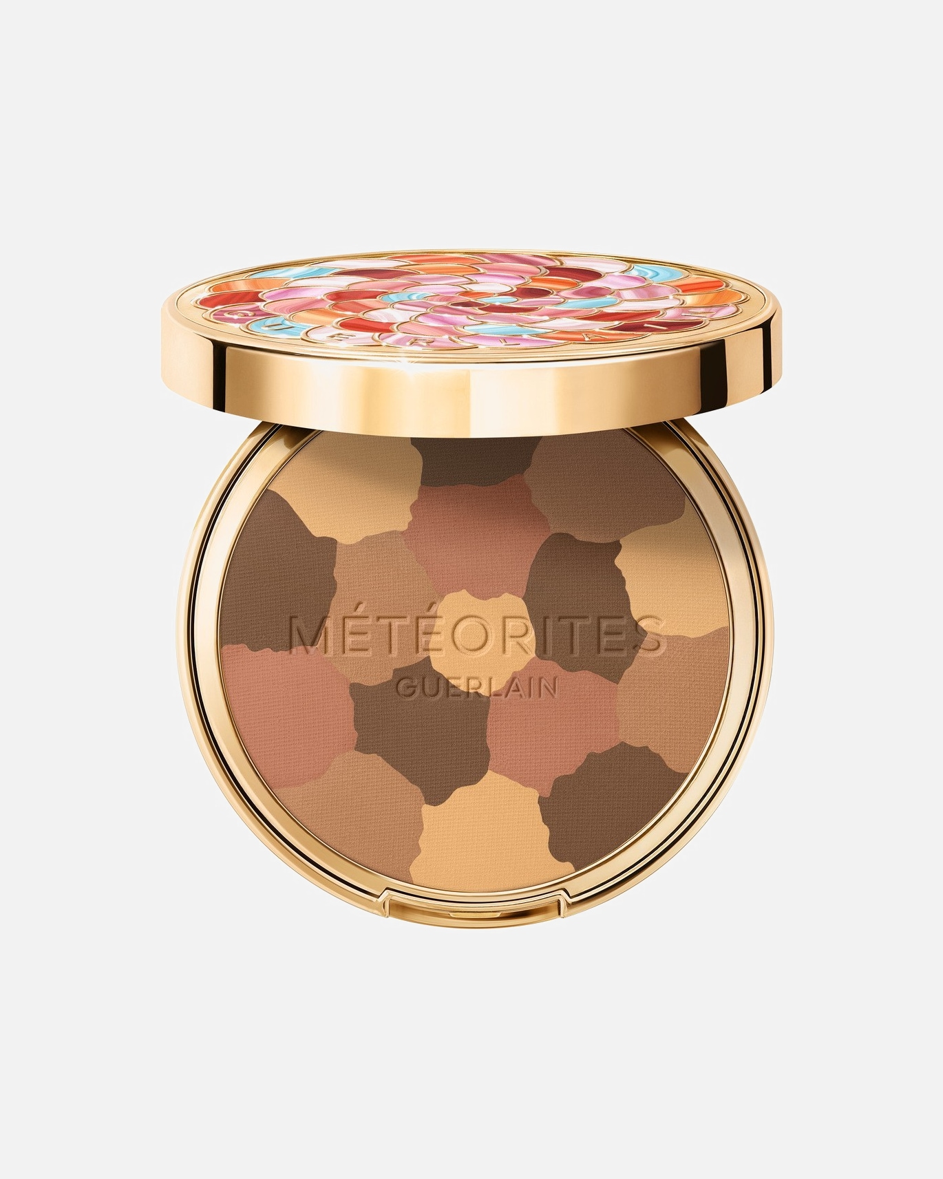 Púder - Nő Guerlain Les Météorites Météorites Compact Mattifying And Setting Pressed Powder Púder 04 - AMBER