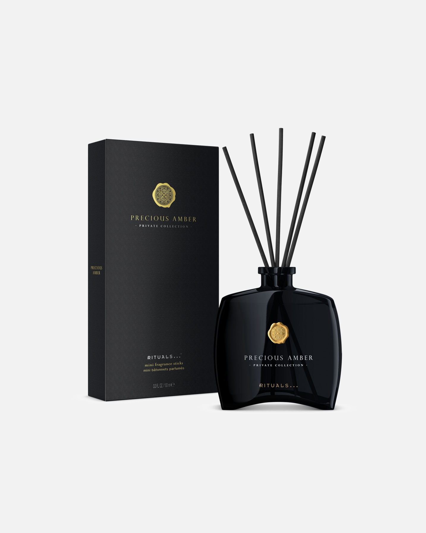 Szobai illatosító - Rituals Private Collection Precious Amber Fragrance Sticks Bottle 100 ml