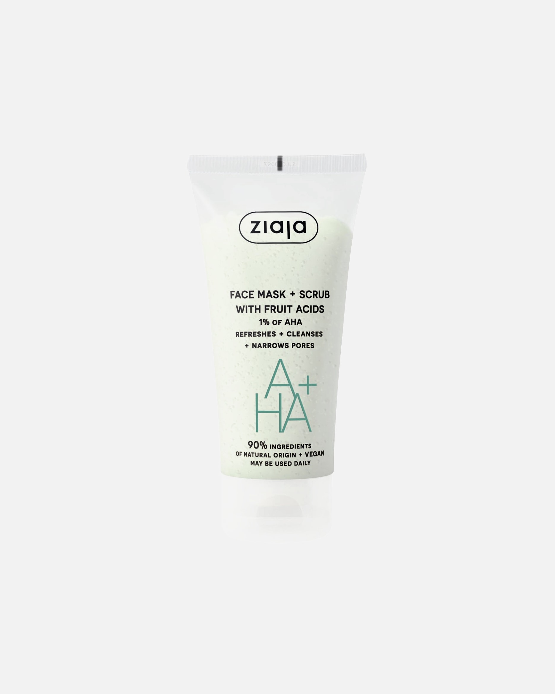 Arctisztító maszk - Nő Ziaja Arcmaszk és arcradír gyümölcssavakkal 1% AHA savval 55 ml