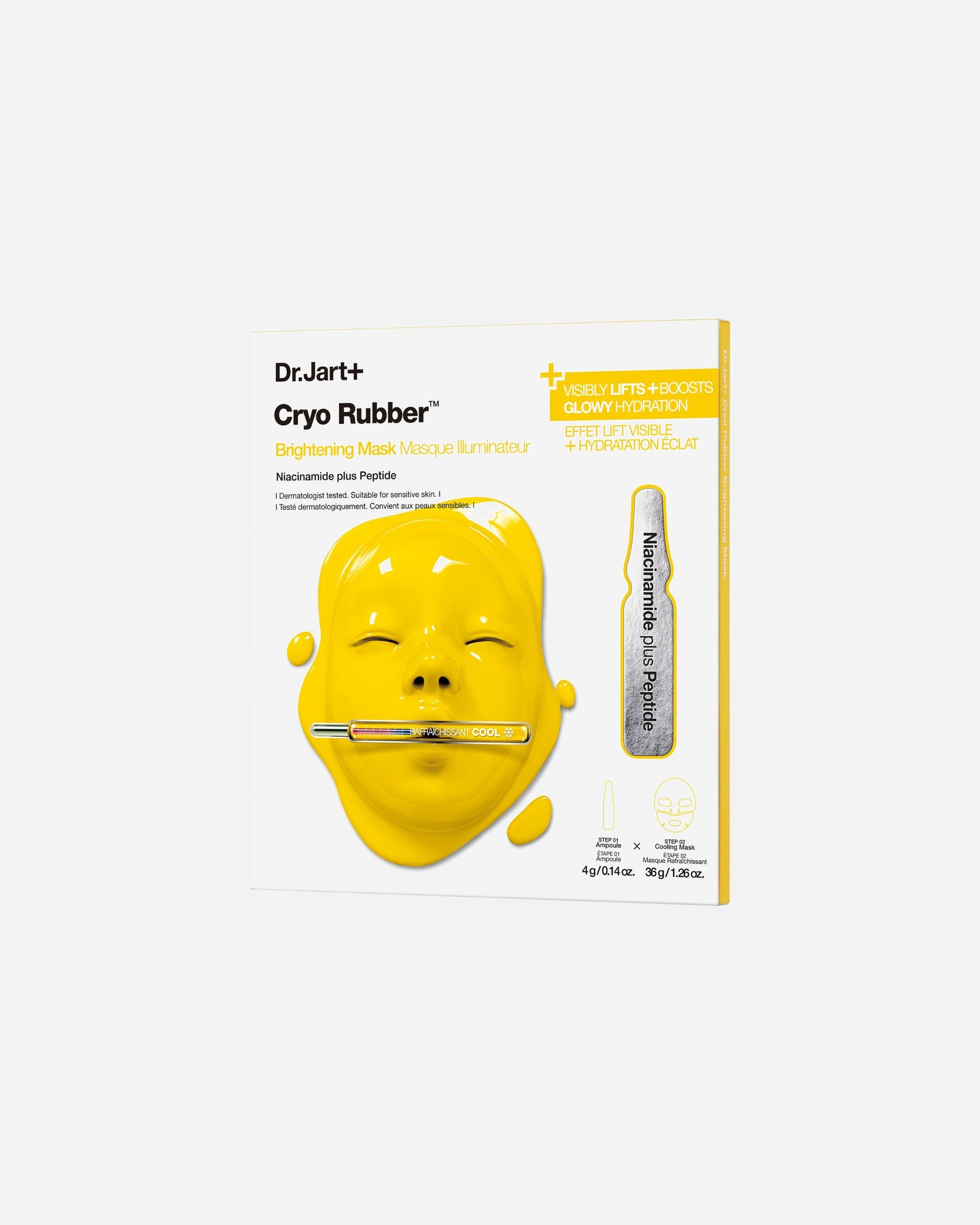 Fátyol maszk - Dr. Jart+ Cryo Rubber Brightening Mask 44 g