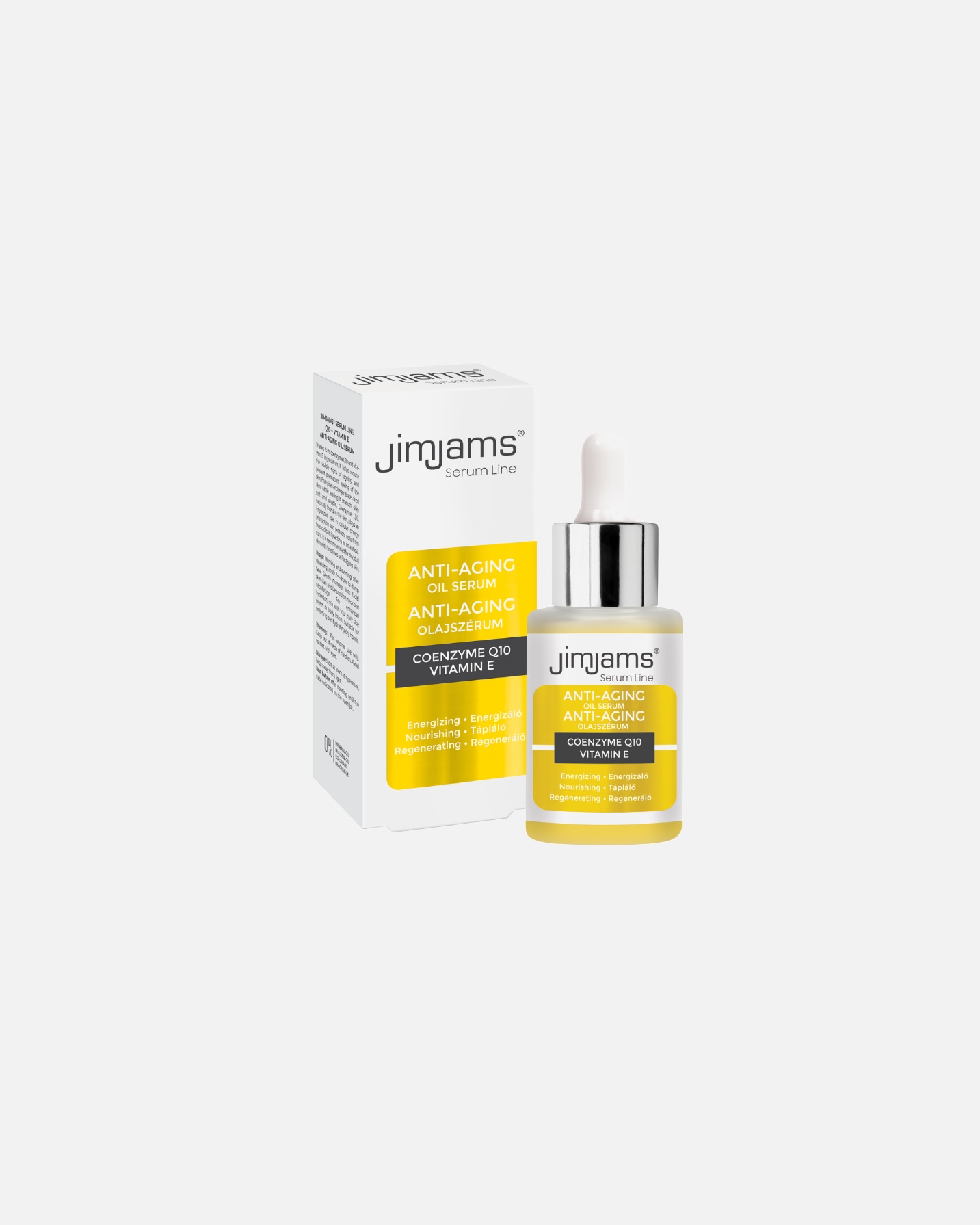 Öregedésgátló szérum - JimJams Default Brand Line Serum Line Q10 + E- vitamin Anti-aging olajszérum 30 ml