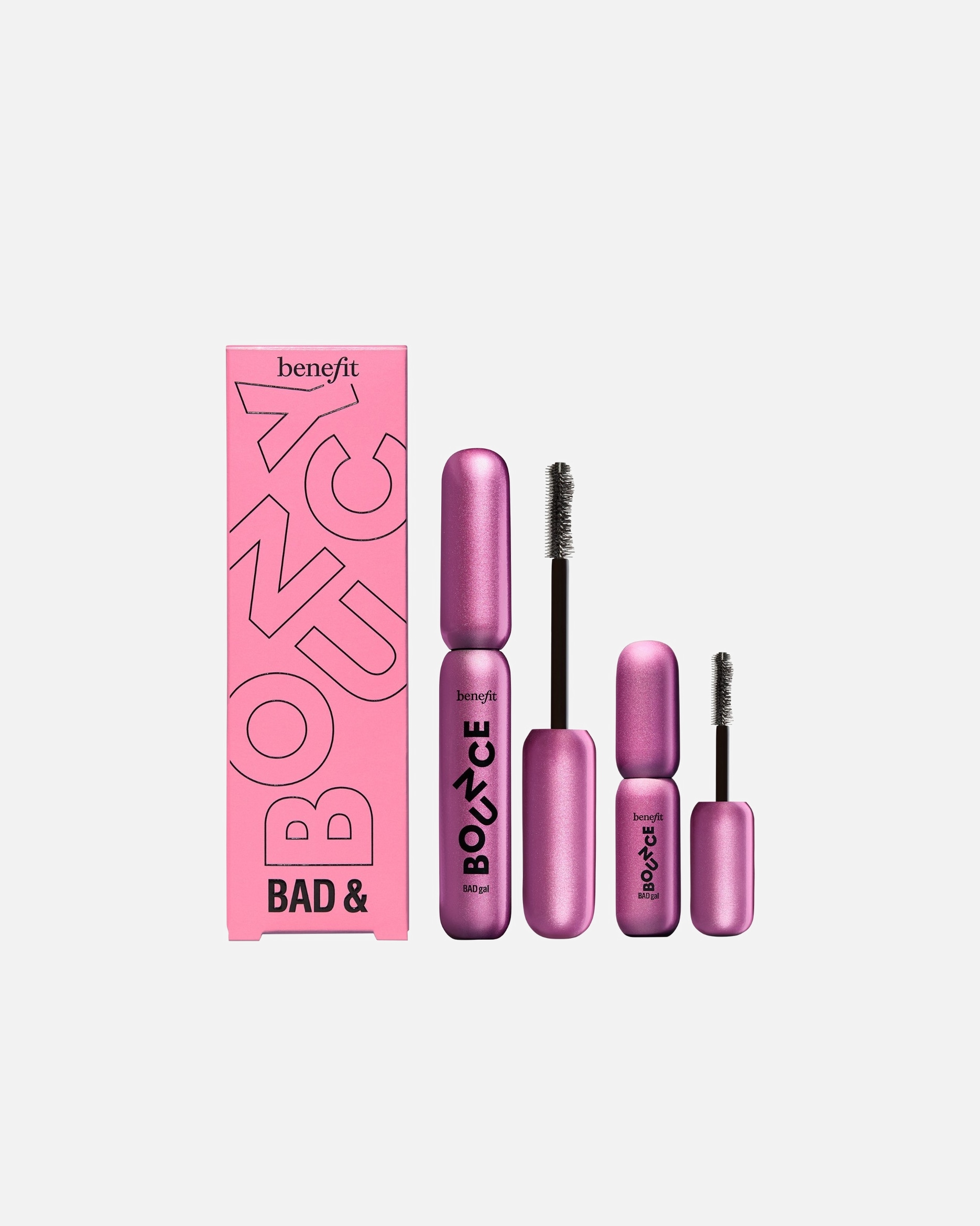 Szempillaspirál - Benefit Cosmetics BAD & Bouncy – BADgal Bounce szempillaspirál-készlet ingyenes mini változattal 1 darab