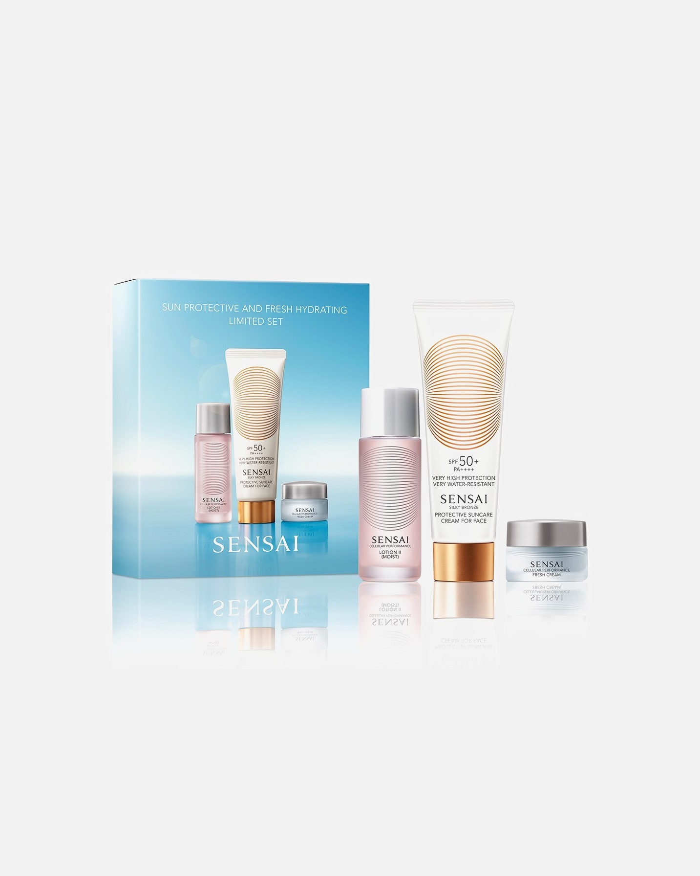 Arctisztító készlet - SENSAI Silky Bronze Sun Protective and Fresh Hydrating LTD 1 darab