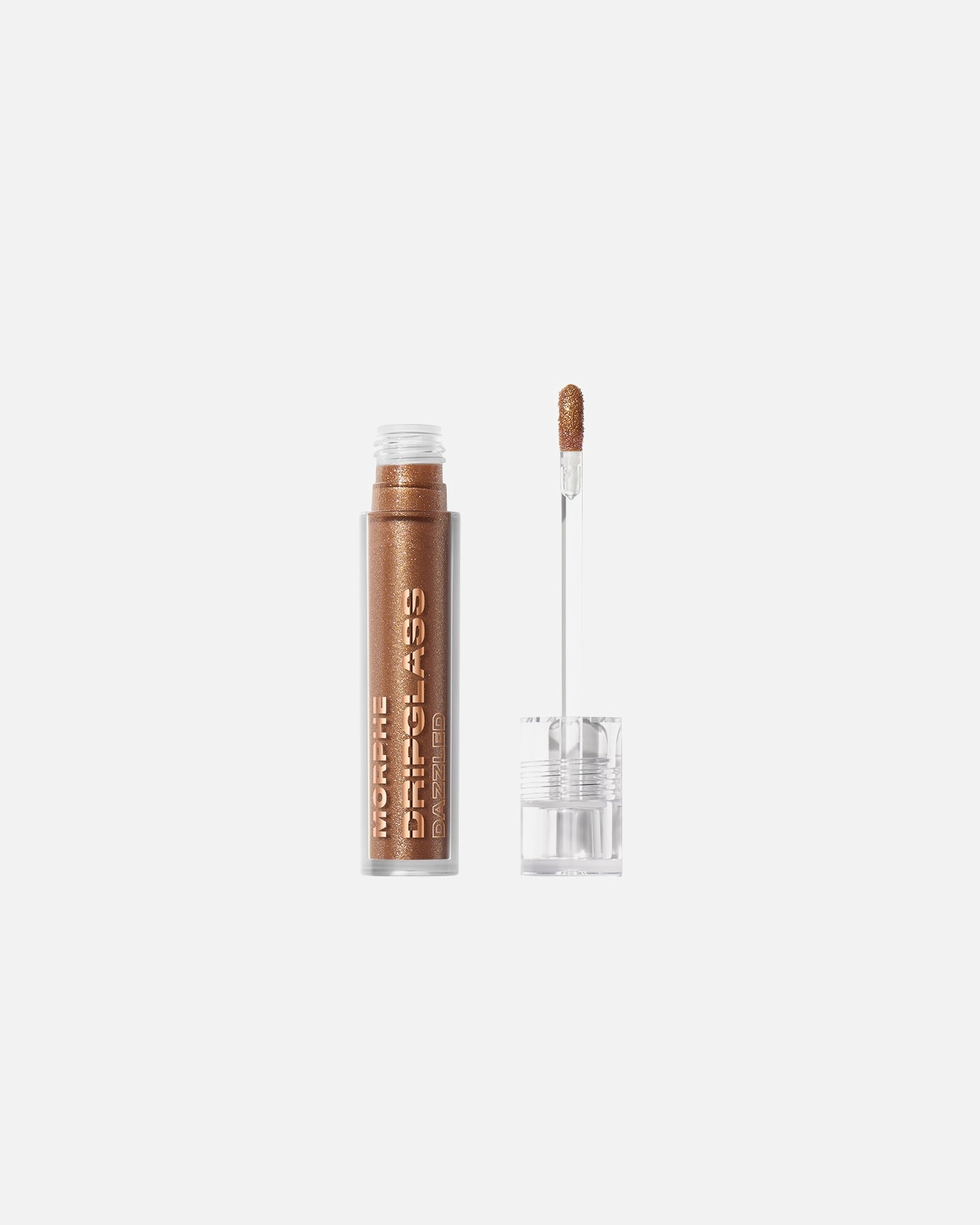 Szájfény - Morphe DRIPGLASS DAZZLED HIGH SHIMMER LIP GLOSS - COGNAC DIAMOND 3.8 ml