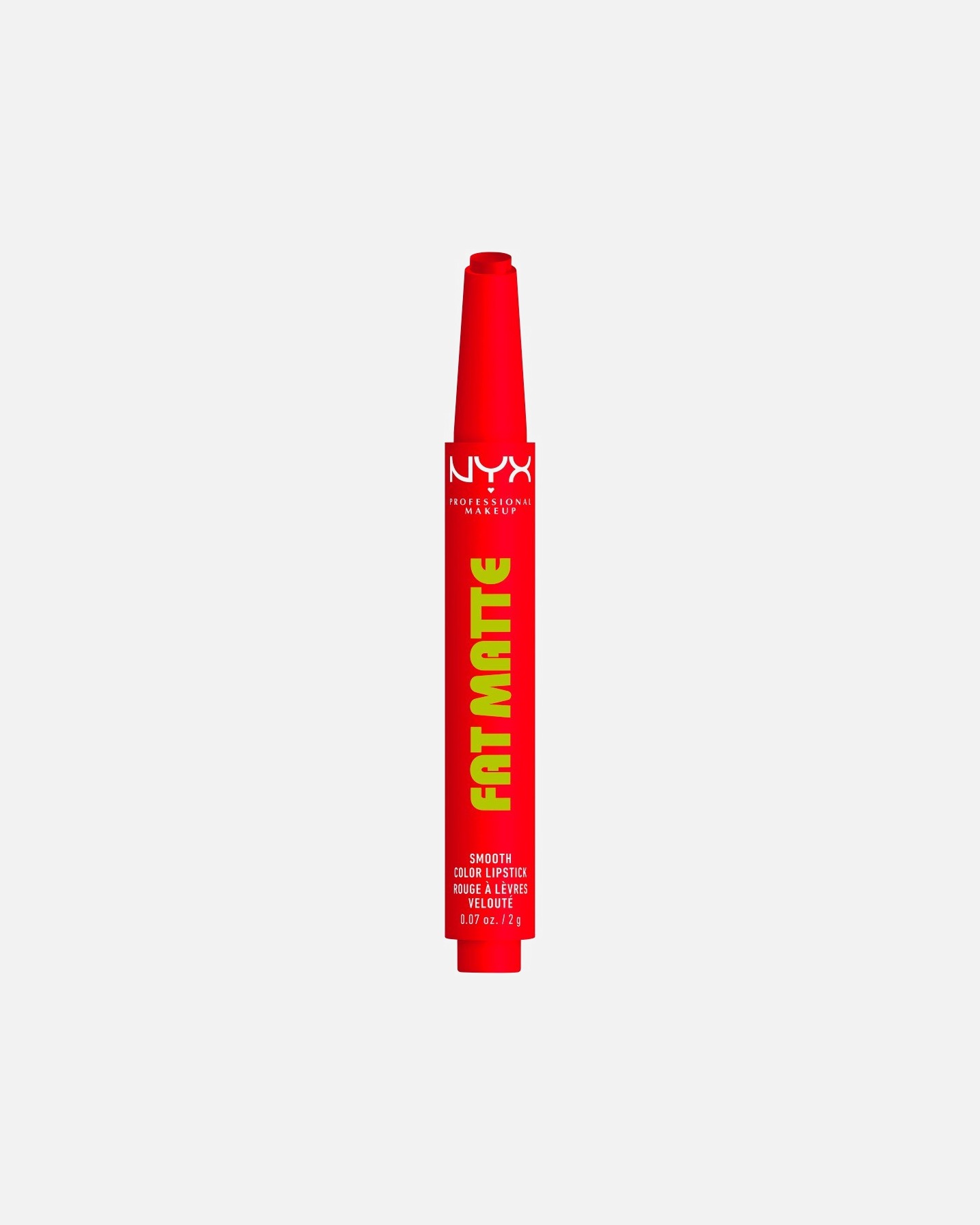 Rúzs - NYX Professional Makeup 0 NYX Professional Makeup Fat Matte Smooth Color Lipstick matt hatású ajakrúzs, 12 Blush Blanket, 2 g 2 g