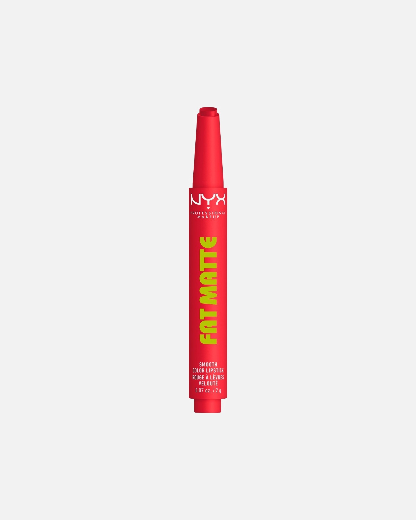 Rúzs - NYX Professional Makeup 0 NYX Professional Makeup Fat Matte Smooth Color Lipstick matt hatású ajakrúzs, 06 Beary Nude, 2 g 2 g
