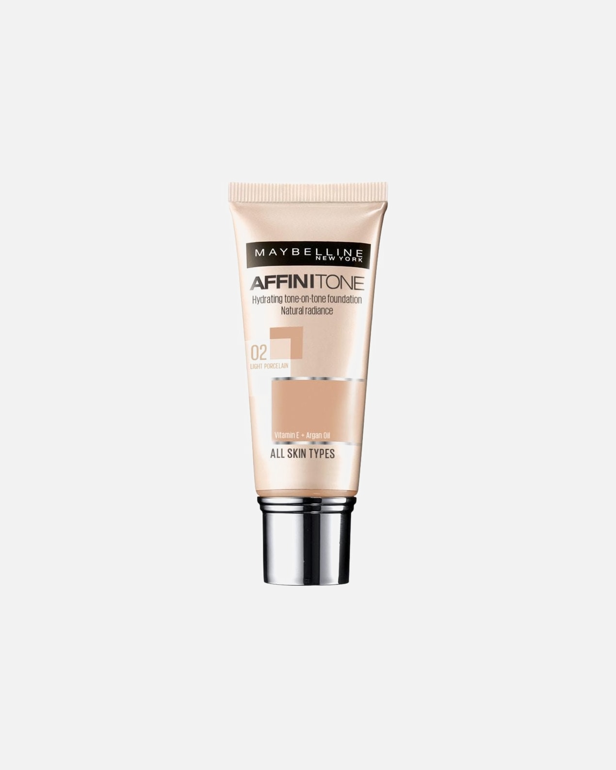 Alapozó - Maybelline Affinitone 02 Light Porcelain