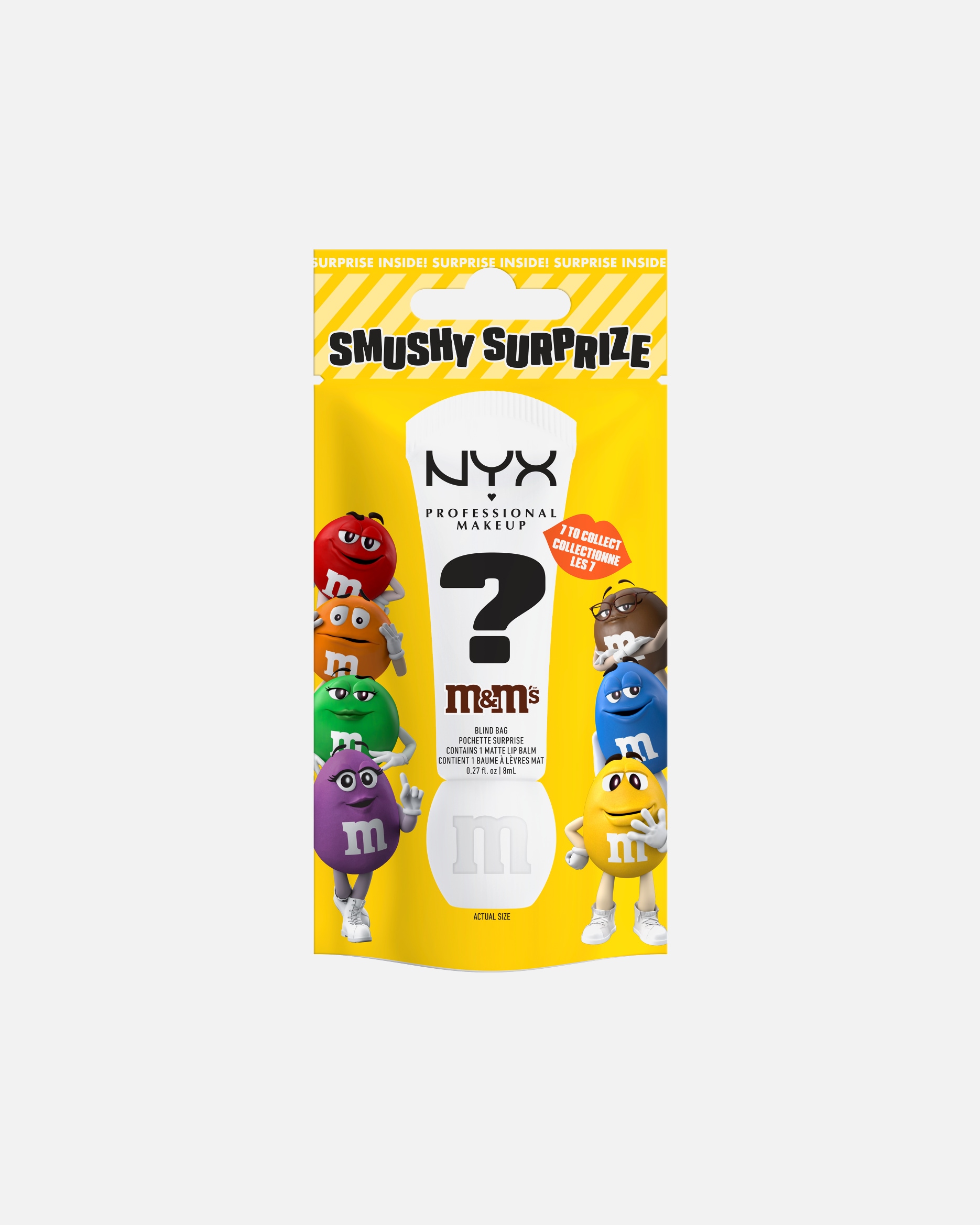 Ajakbalzsam - NYX Professional Makeup 0 NYX Professional Makeup M&M's Smushy Surprize Matte Lip Balm ajakbalzsam, 1 db 1 darab