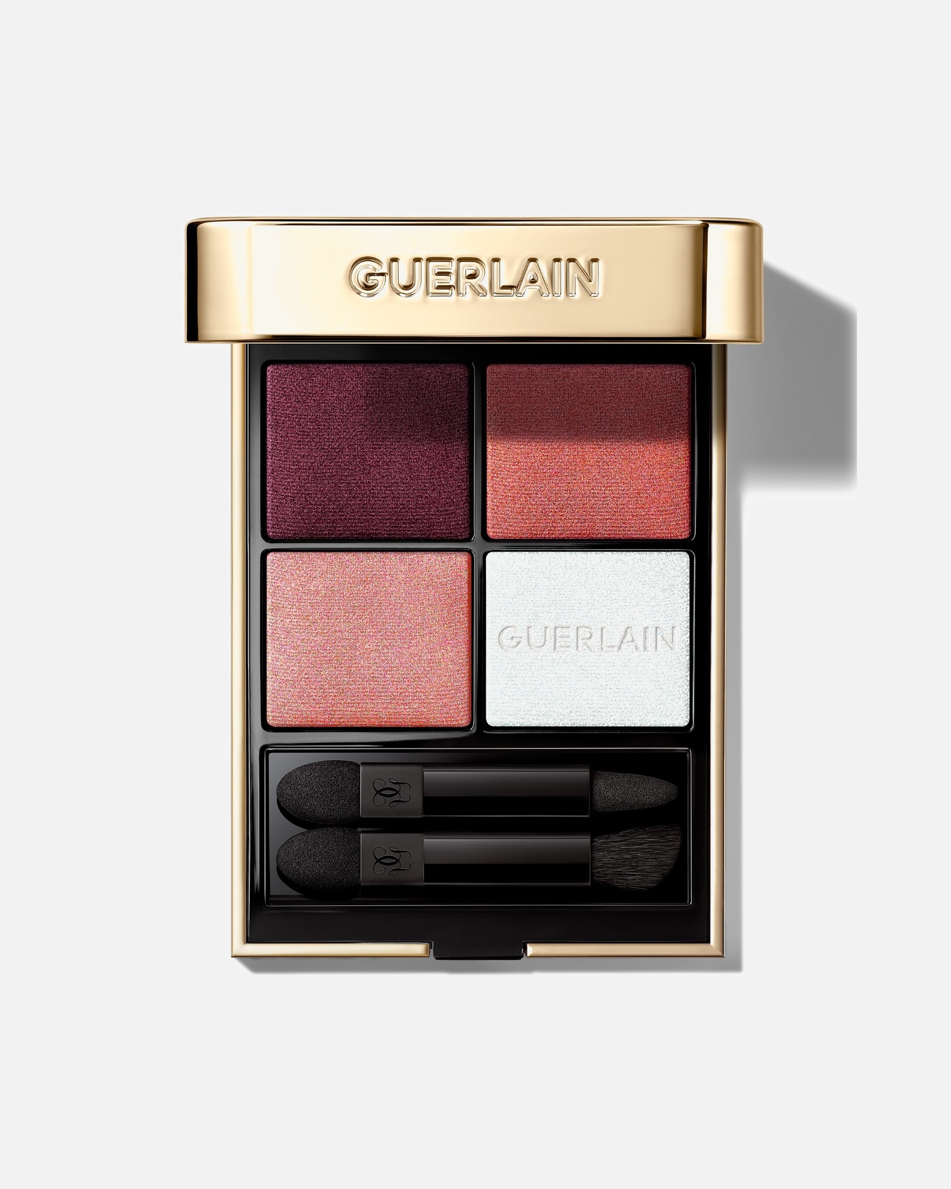 Szemhéjpúder - Guerlain Terracotta Ombres G Denim Blossom Négyes szemhéjfesték paletta - Limitált kiadás 458 Aura Glow