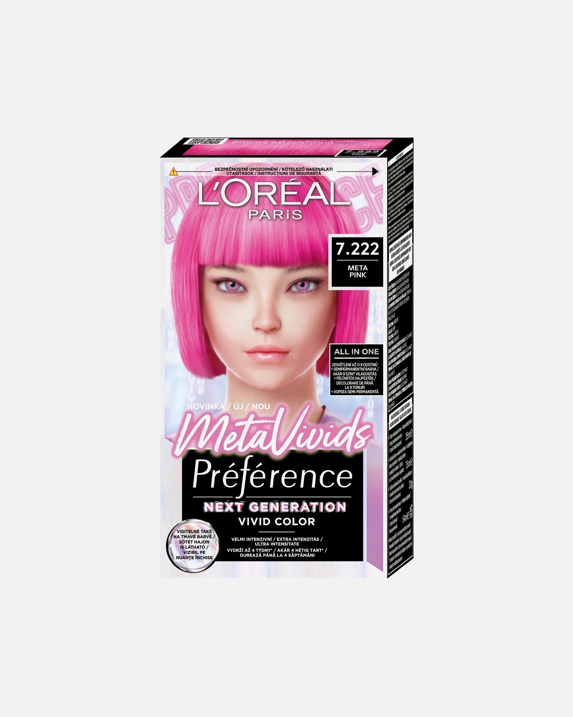 Hajfesték - L’Oréal Paris L'Oréal Paris Preférence Meta Vivids 7.222 META PINK