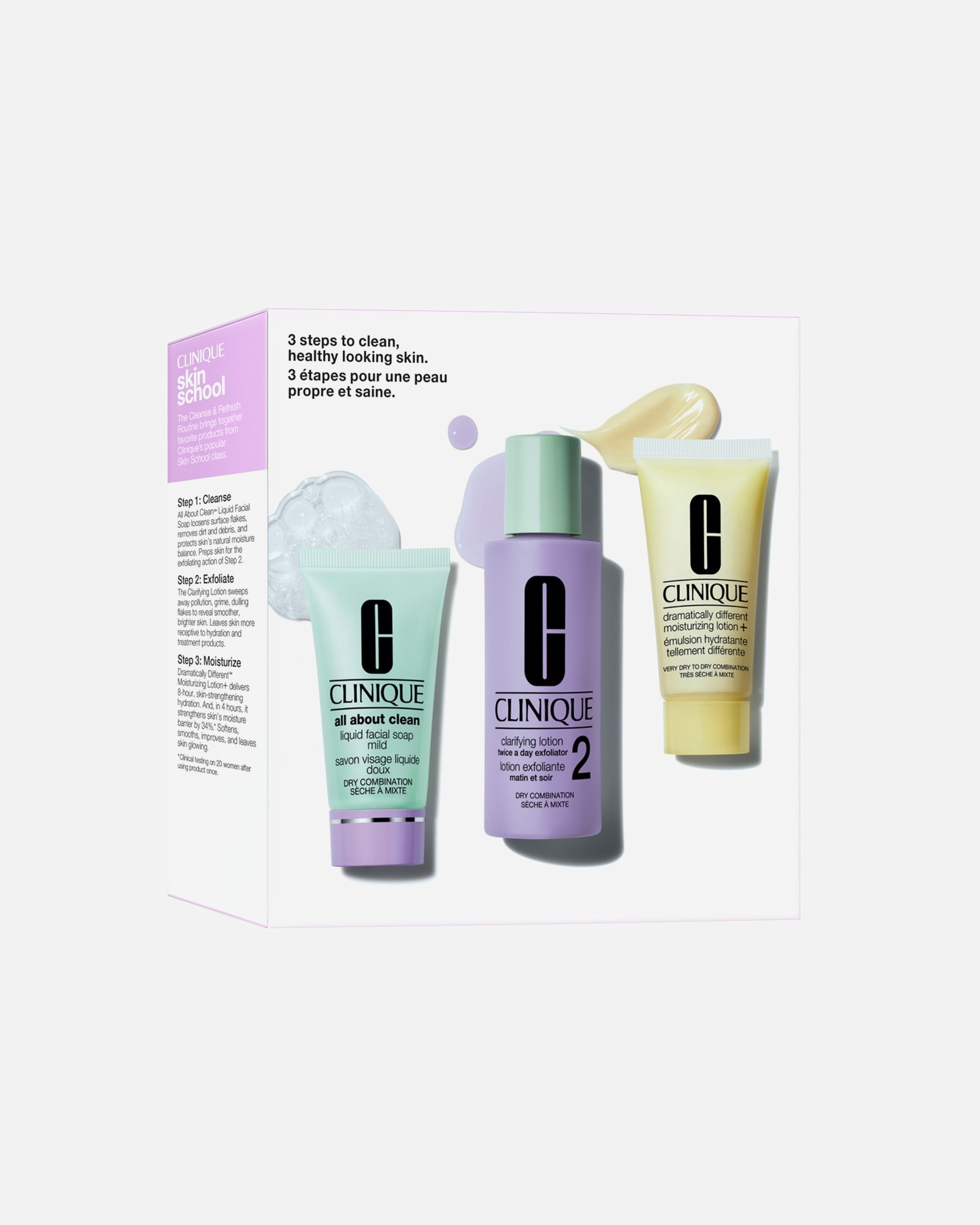 Arctisztító készlet - Clinique 3-Phase Systemcare Mini Kits 3 Step Skin 2