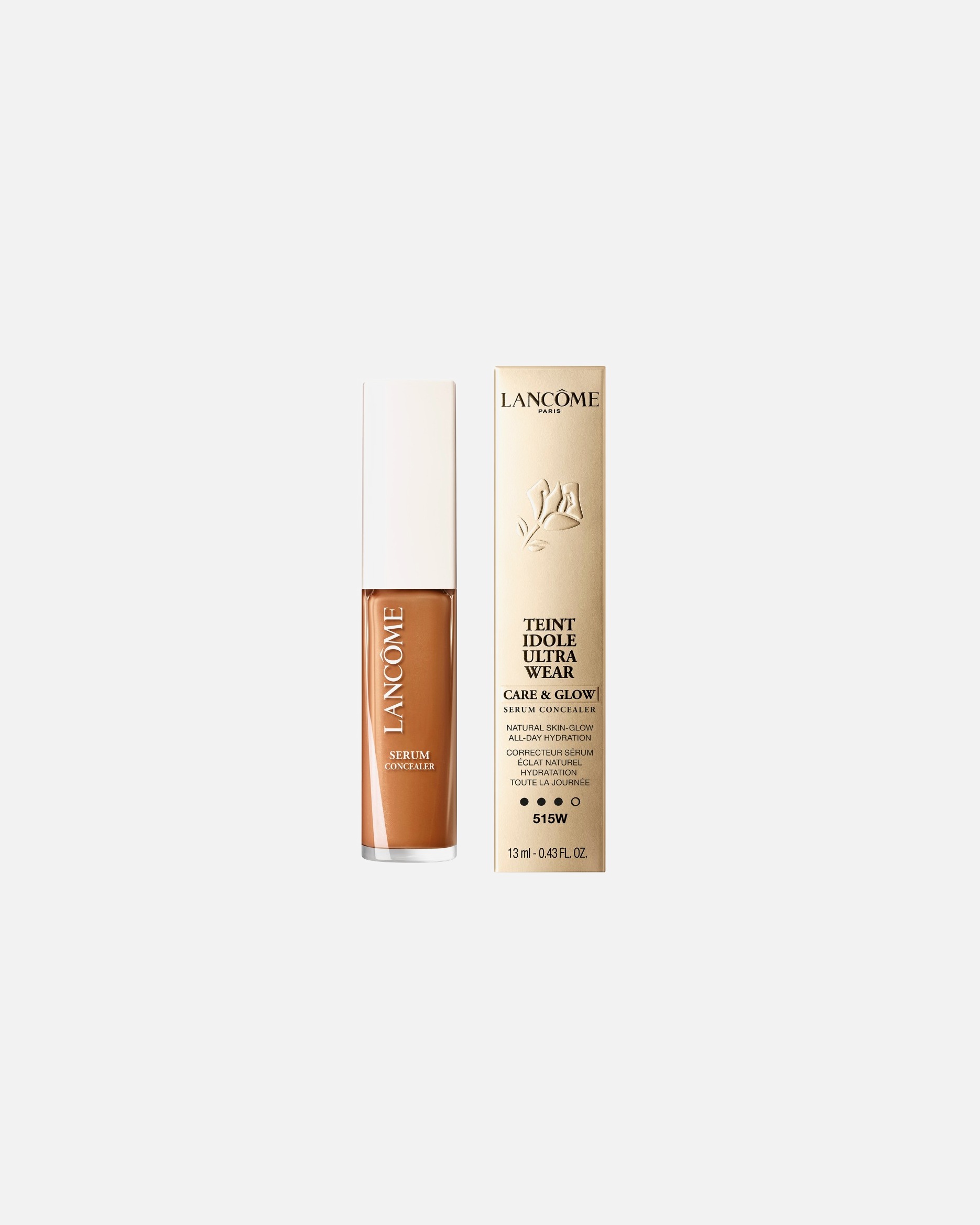 Korrektor - Lancôme 0 Teint Idole Ultra Wear Care & Glow Serum Concealer 515W