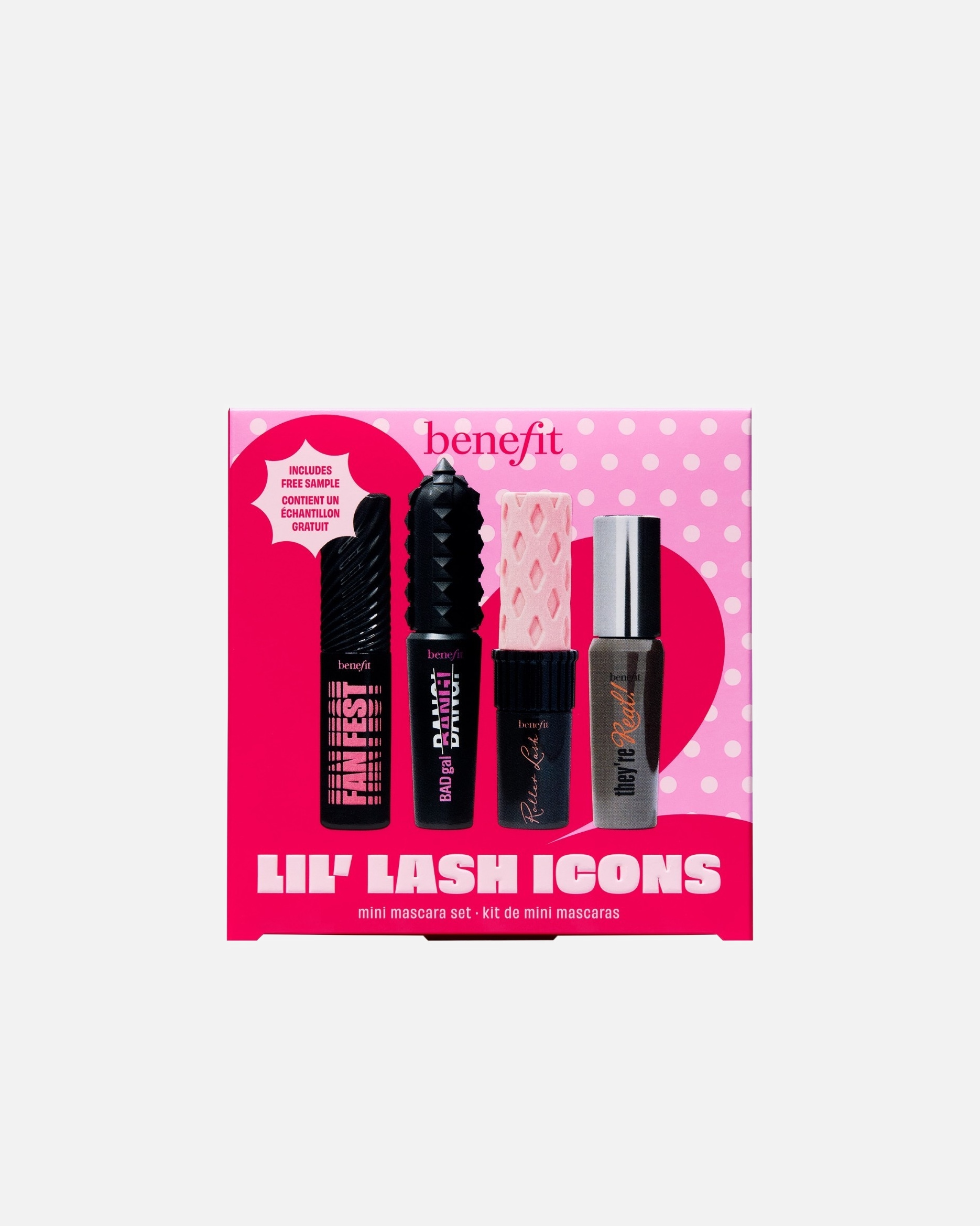 Szemsmink szett - Nő Benefit Cosmetics Lil' Lash Icons – Mini Szempillaspirál Szett 1 darab