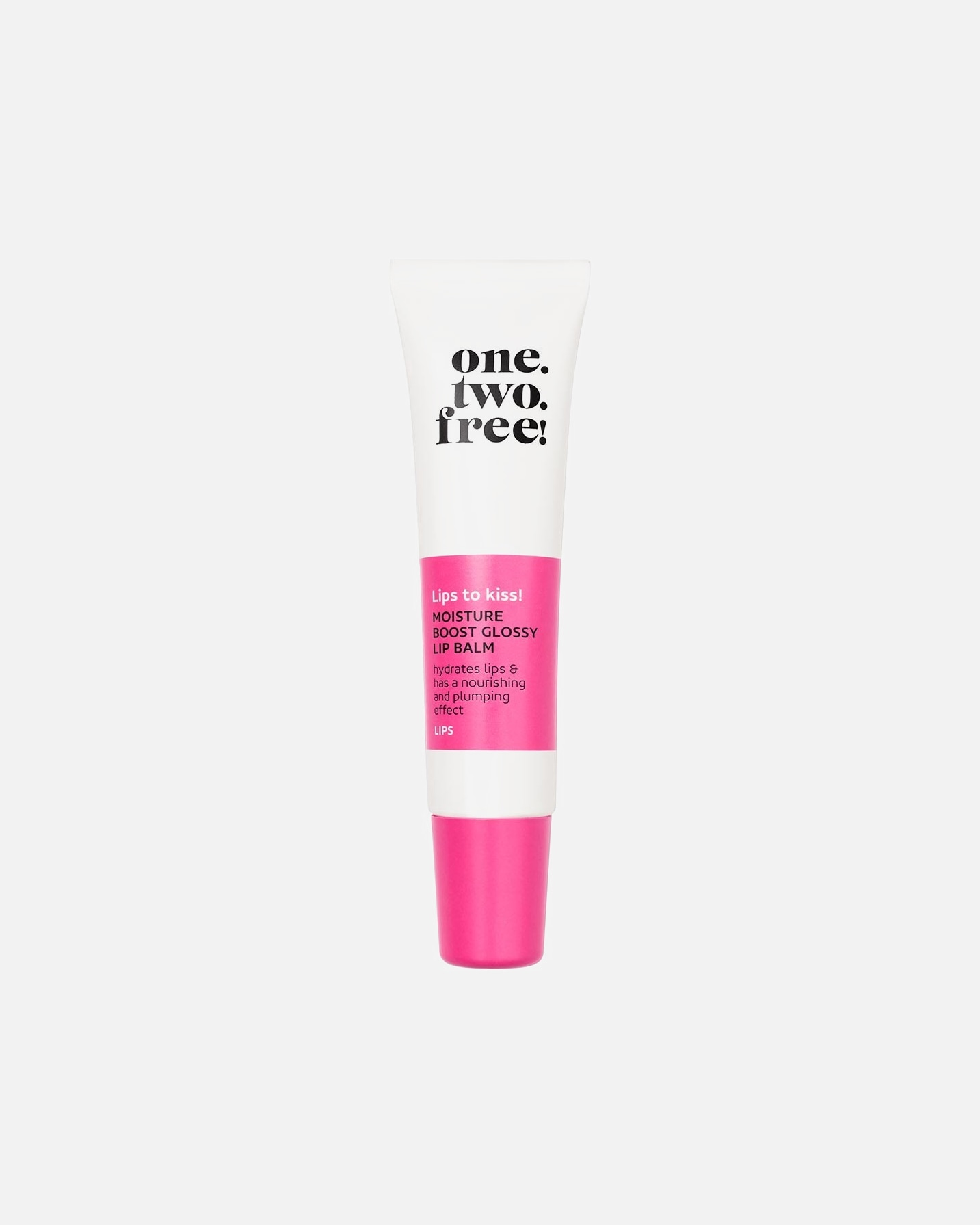 Ajakbalzsam - one.two.free! Moisture Boost Glossy Lip Balm 03 Proud Pink