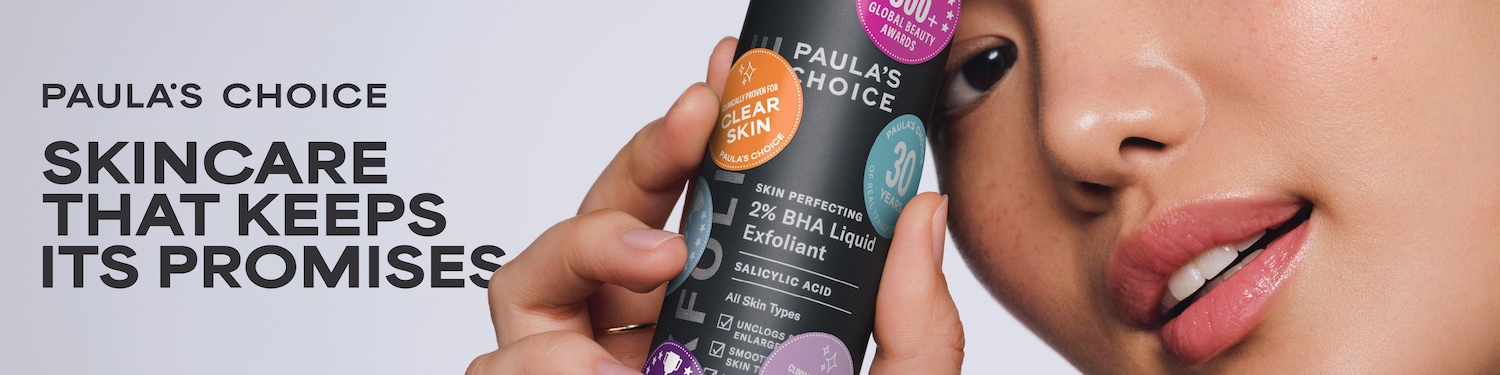 Paula's Choice Skincare promises to keep your skin clear with its 2% BHA Liquid Exfoliant, featuring salicylic acid for all skin types.