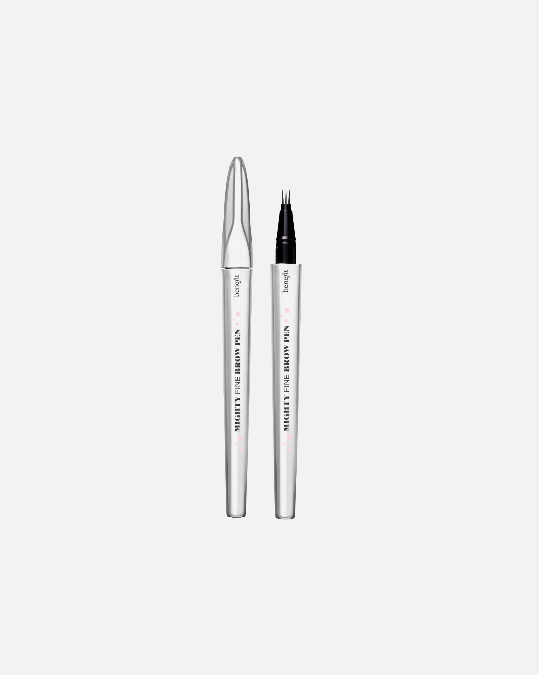 Szemöldökceruza - Benefit Cosmetics Mighty Fine Brow Pen – Szuperfinom Ceruza Háromágú Heggyel 5 Warm Black-Brown