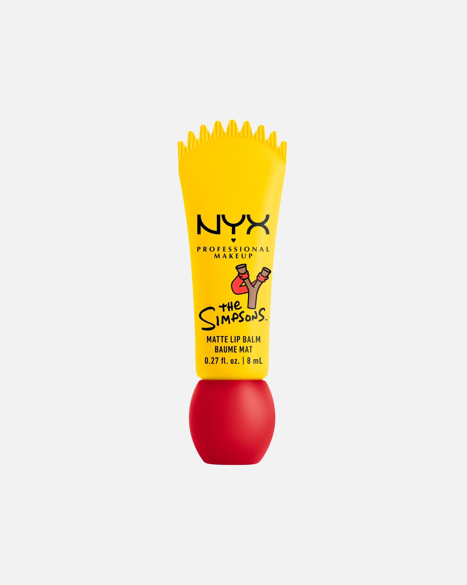 Ajakbalzsam - NYX Professional Makeup SIMPSONS Smushy Matte Lip Balm REBEL RED