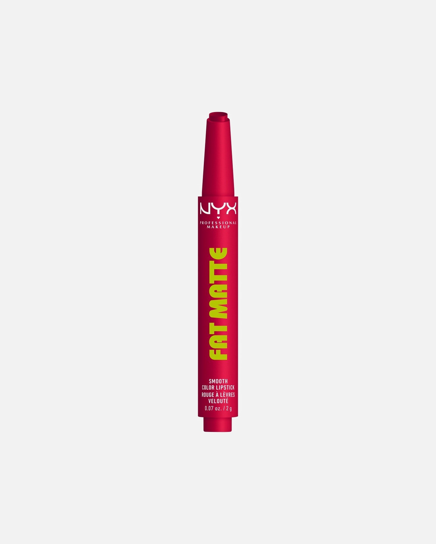 Rúzs - NYX Professional Makeup 0 NYX Professional Makeup Fat Matte Smooth Color Lipstick matt hatású ajakrúzs, 06 Beary Nude, 2 g 2 g