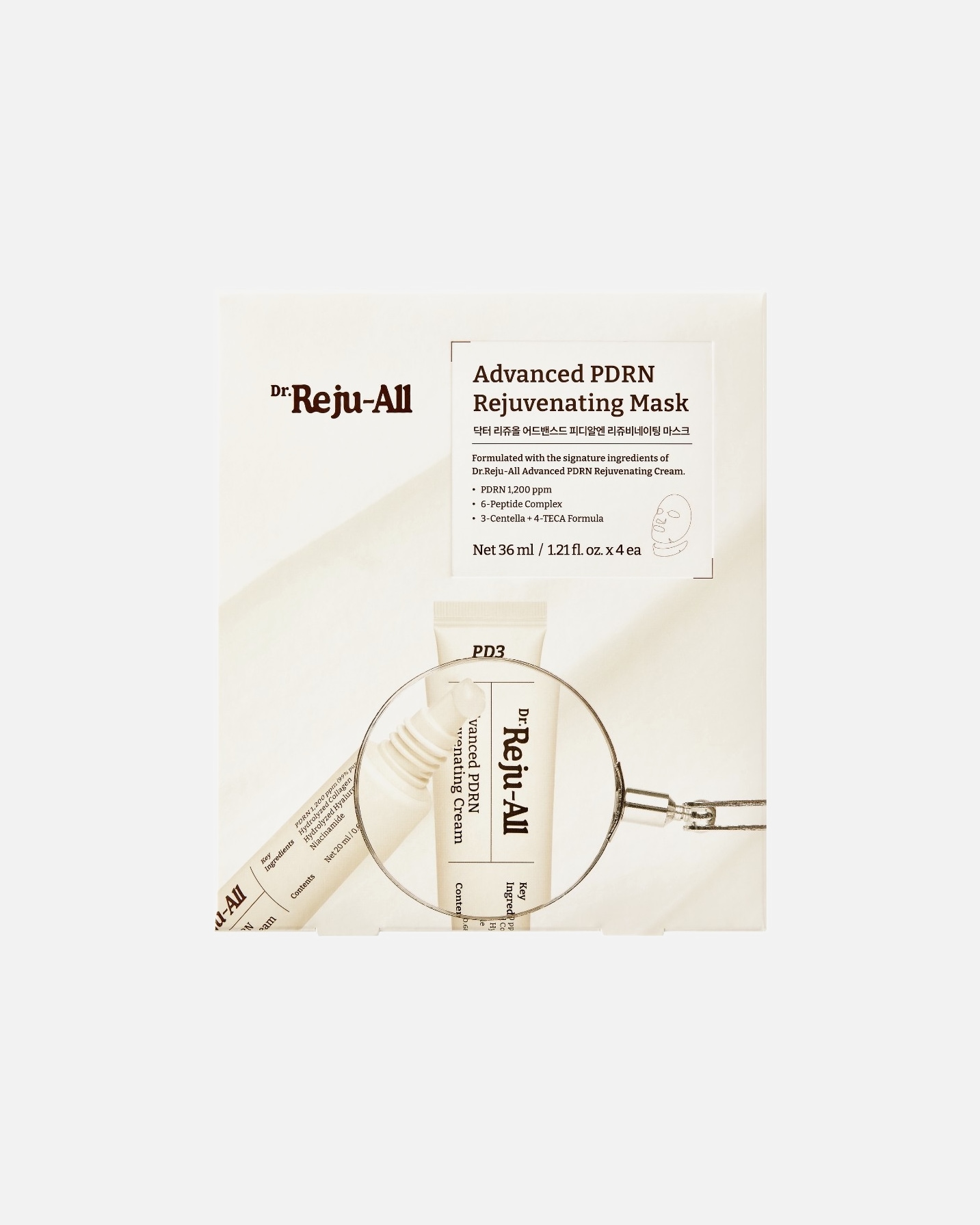 Fátyol maszk - Dr. Reju-All DR.REJU-ALL Advanced PDRN Rejuvenating Mask box 1 darab
