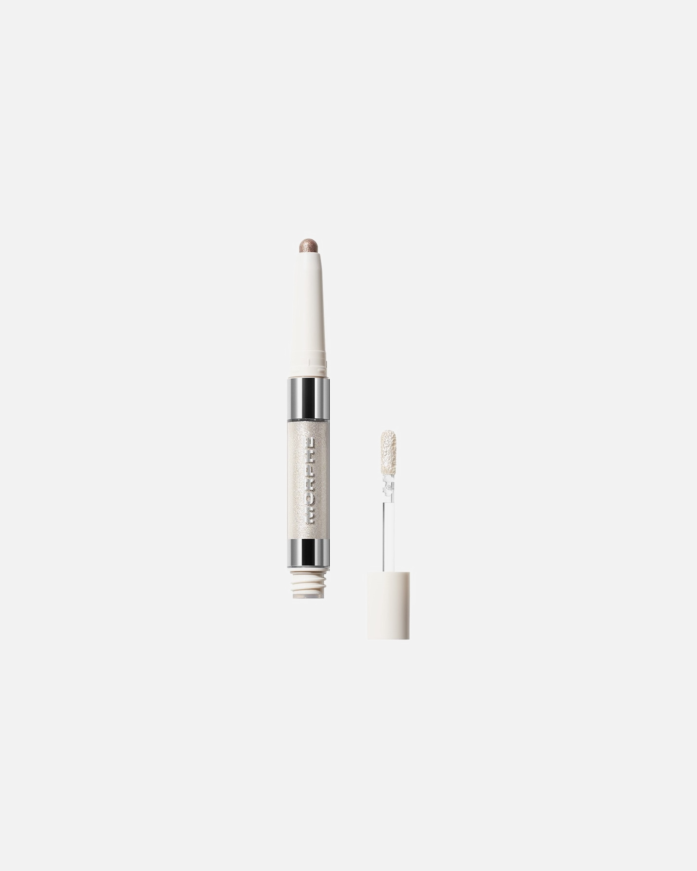 Szemhéjpúder - Morphe MIXED SIGNALS DUAL-ENDED CREAM & LIQUID SHADOW STICK - STEALTHY/WEALTHY TIMELY / TIMELESS