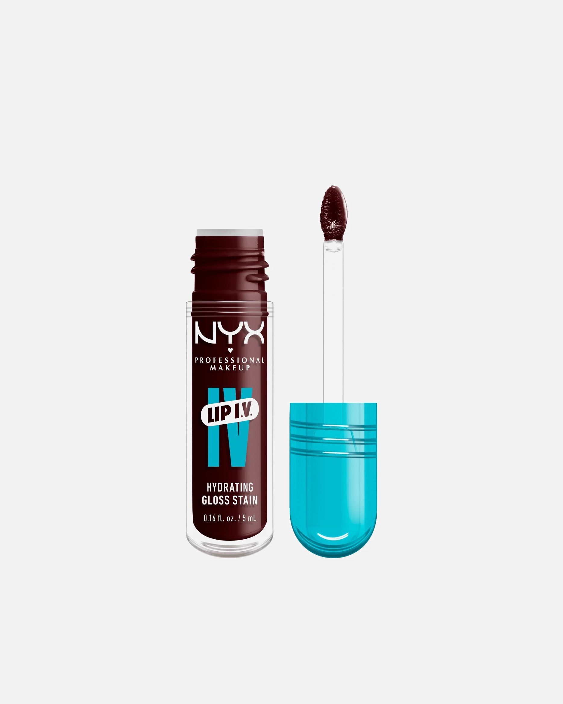 Szájfény - NYX Professional Makeup 0 NYX Professional Makeup Lip IV, Hydrating Gloss Stain ajakfény, 18 Drippin' Nude, 5 ml Water Bout Wine
