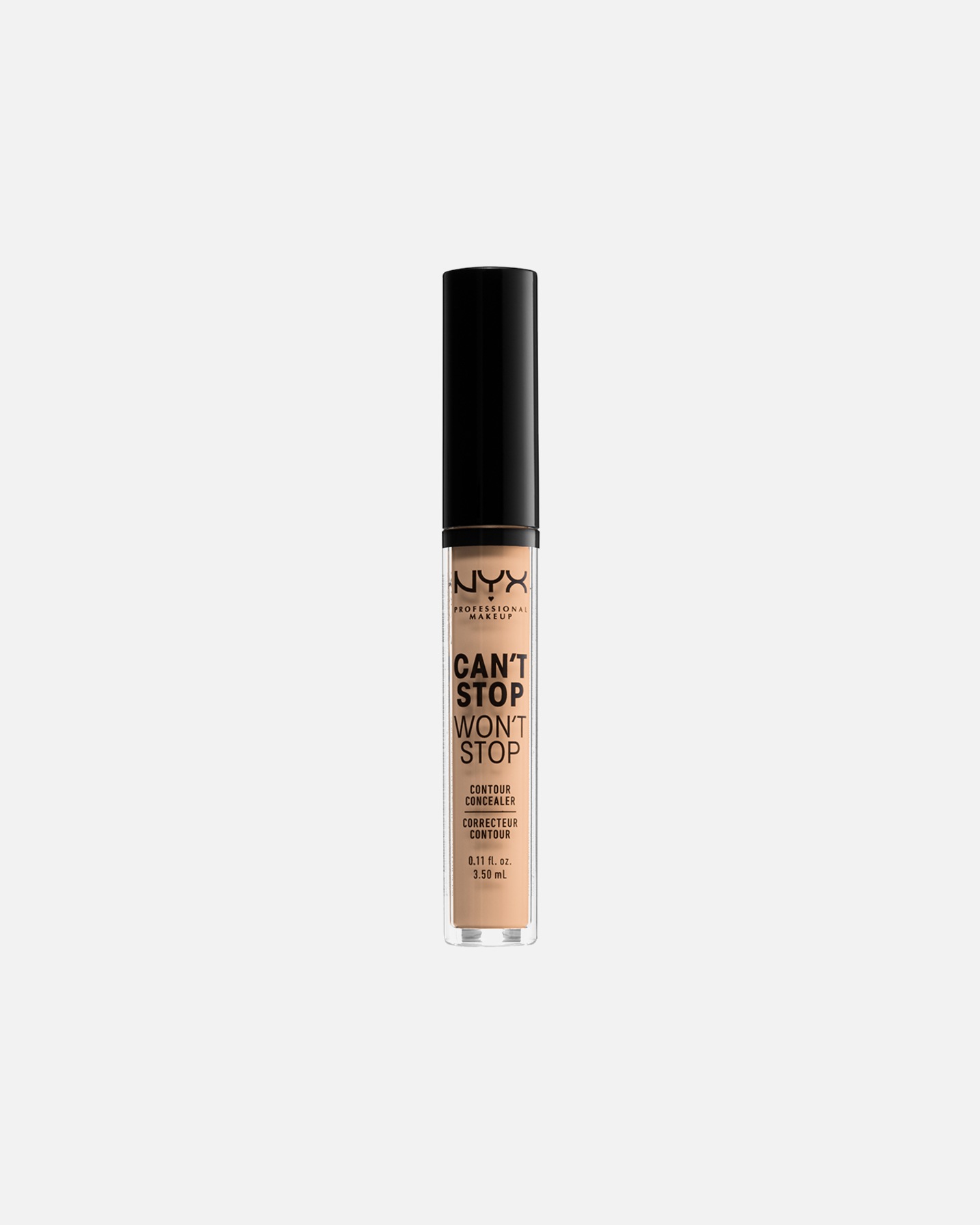 Korrektor - NYX Professional Makeup 0 Can't Stop Won't Stop Concealer Natural