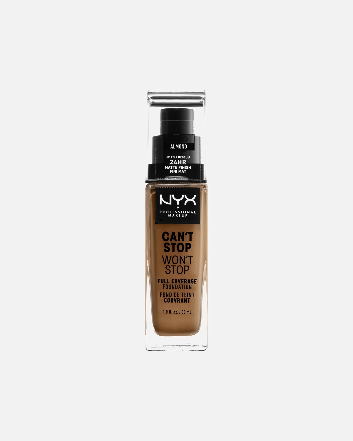 Alapozó - NYX Professional Makeup 0 Can't Stop Won't Stop Foundation Almond