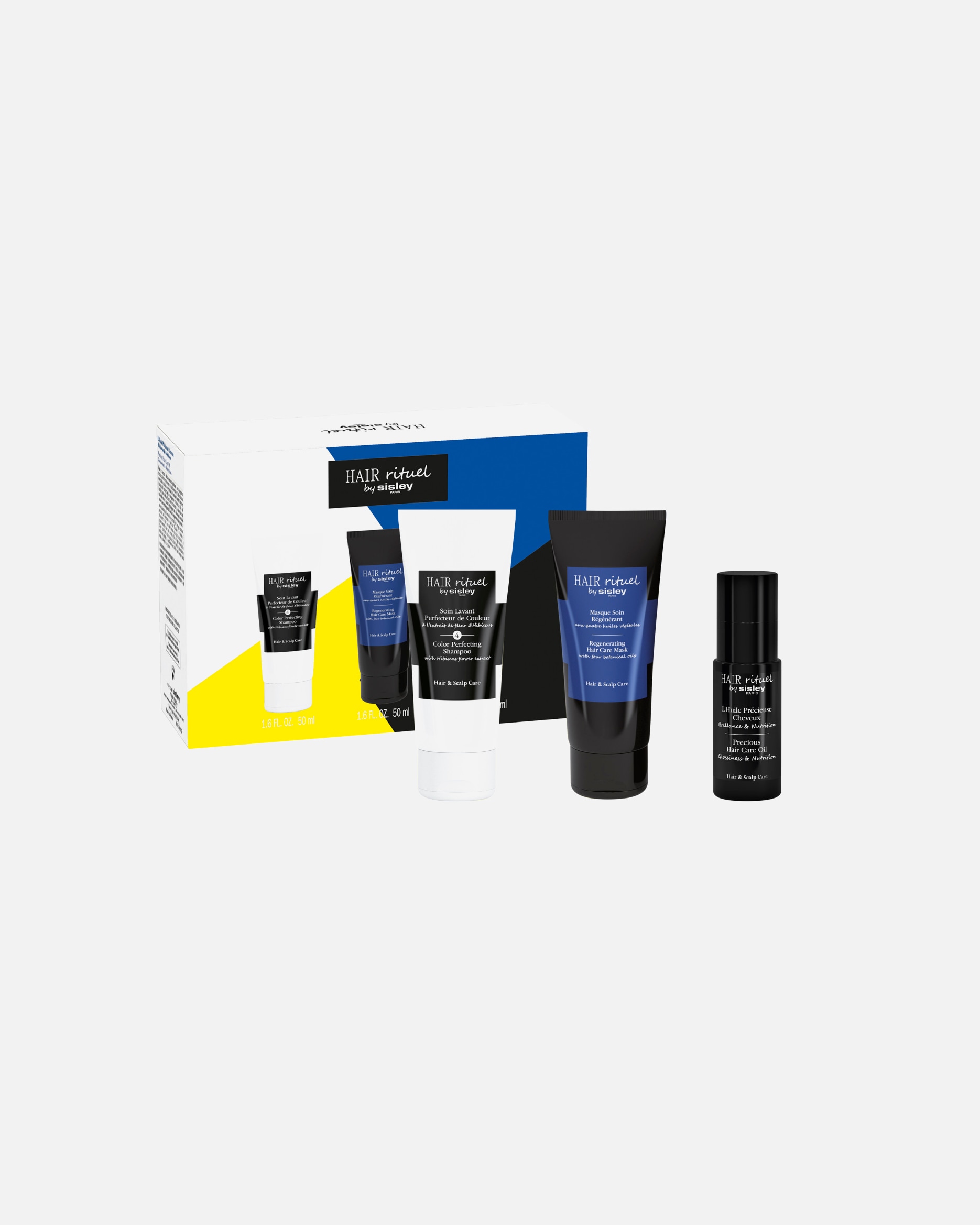 Hajápoló készlet - Sisley Hair Rituel Color Care & Shine Discovery Kit 1 darab