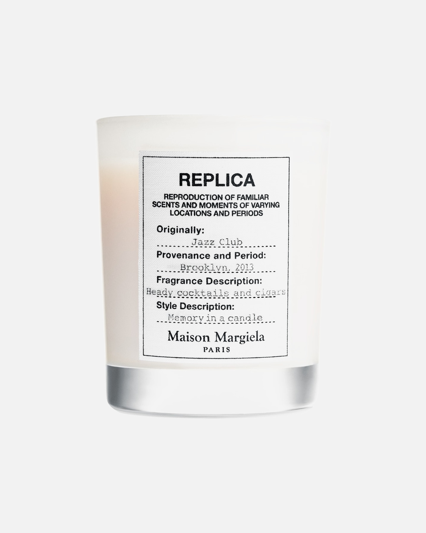 Gyertya - Maison Margiela Replica Home Scenting Collection Jazz Club 165 g