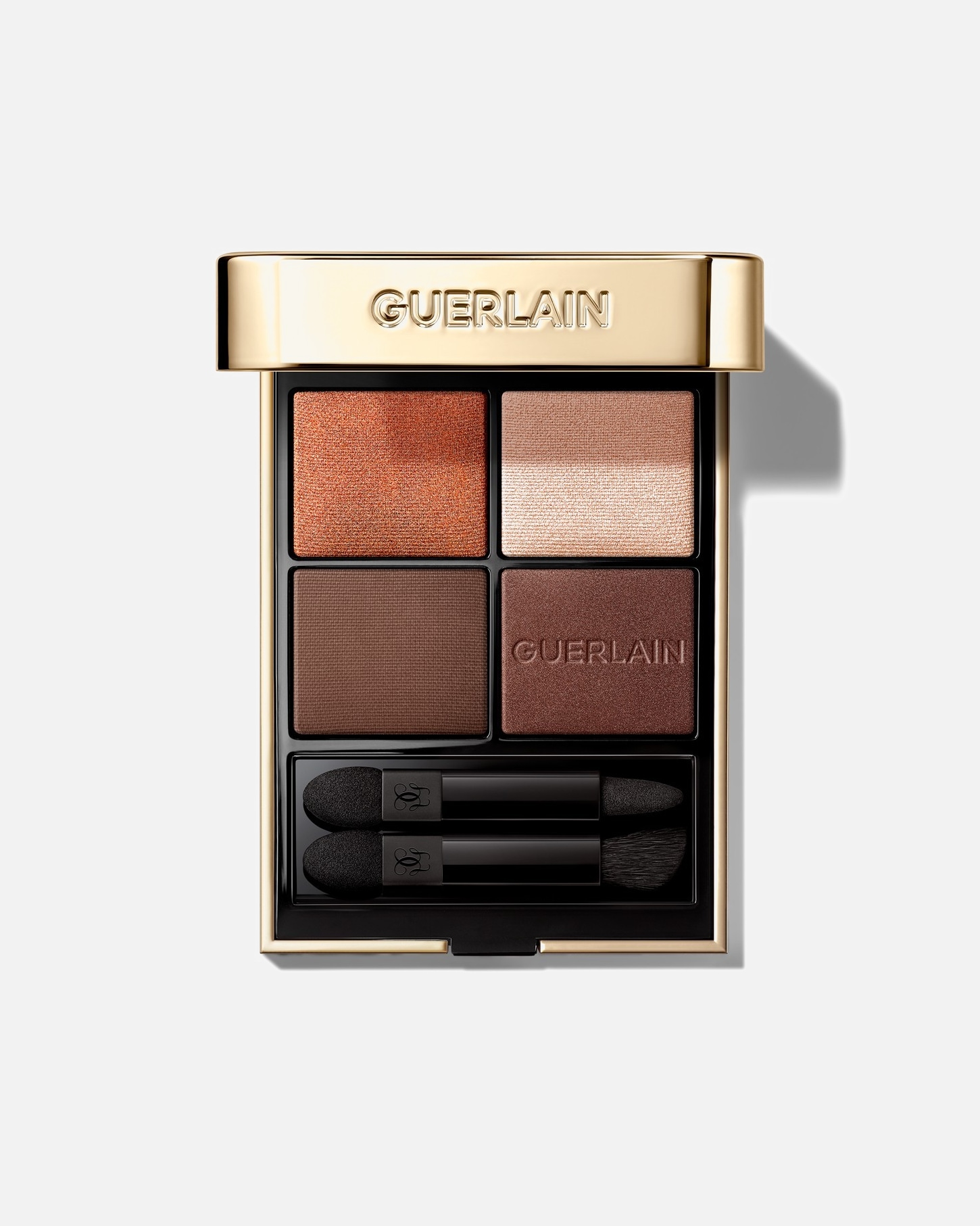 Szemhéjpúder - Nő Guerlain Terracotta Ombres G Denim Blossom Négyes szemhéjfesték paletta - Limitált kiadás 910 Undressed Brown