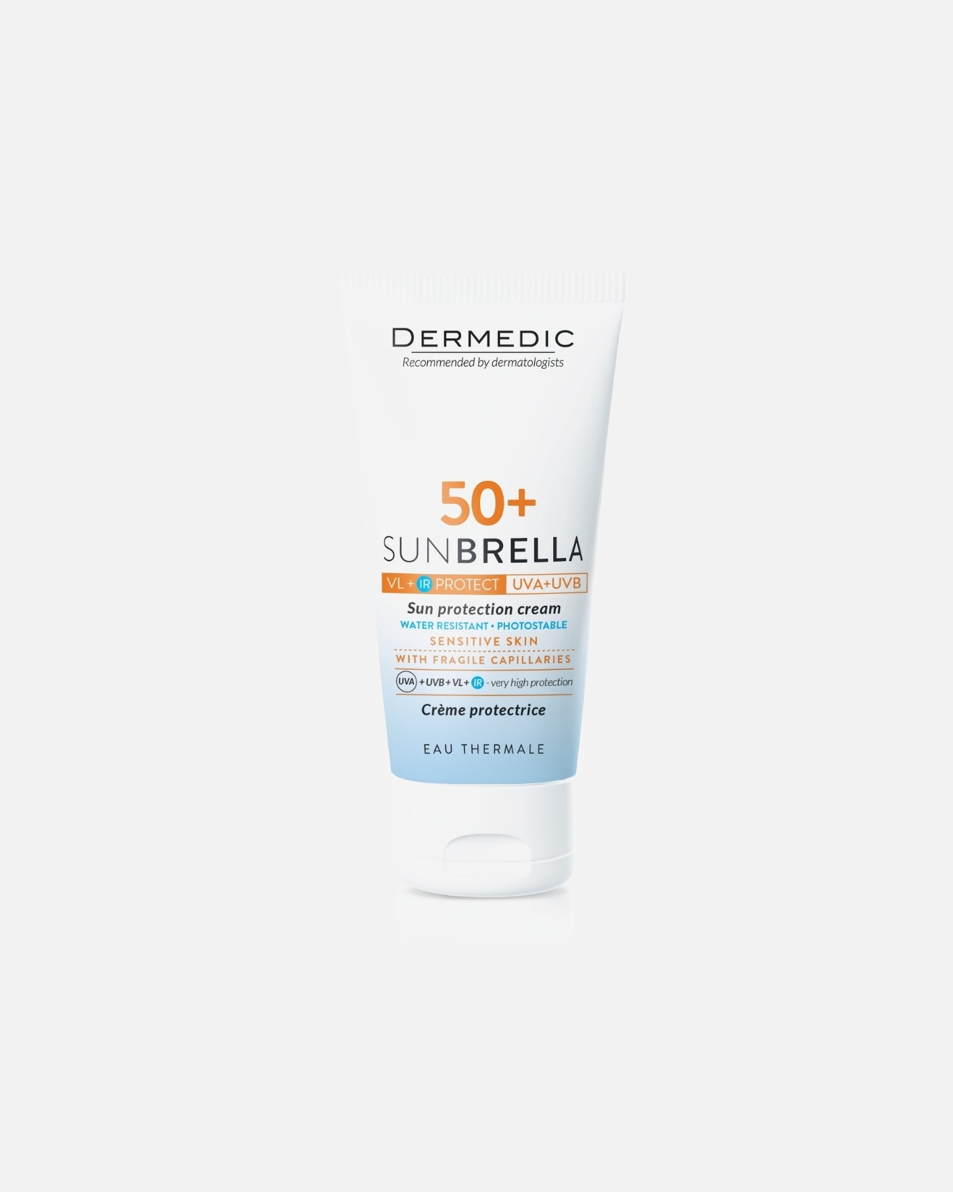 Arckrém - Dermedic Sunbrella Fényvédő Arckrém SPF 50+ Rozáceás És Kipirosodásra Hajlamos Bőrre 50 ml