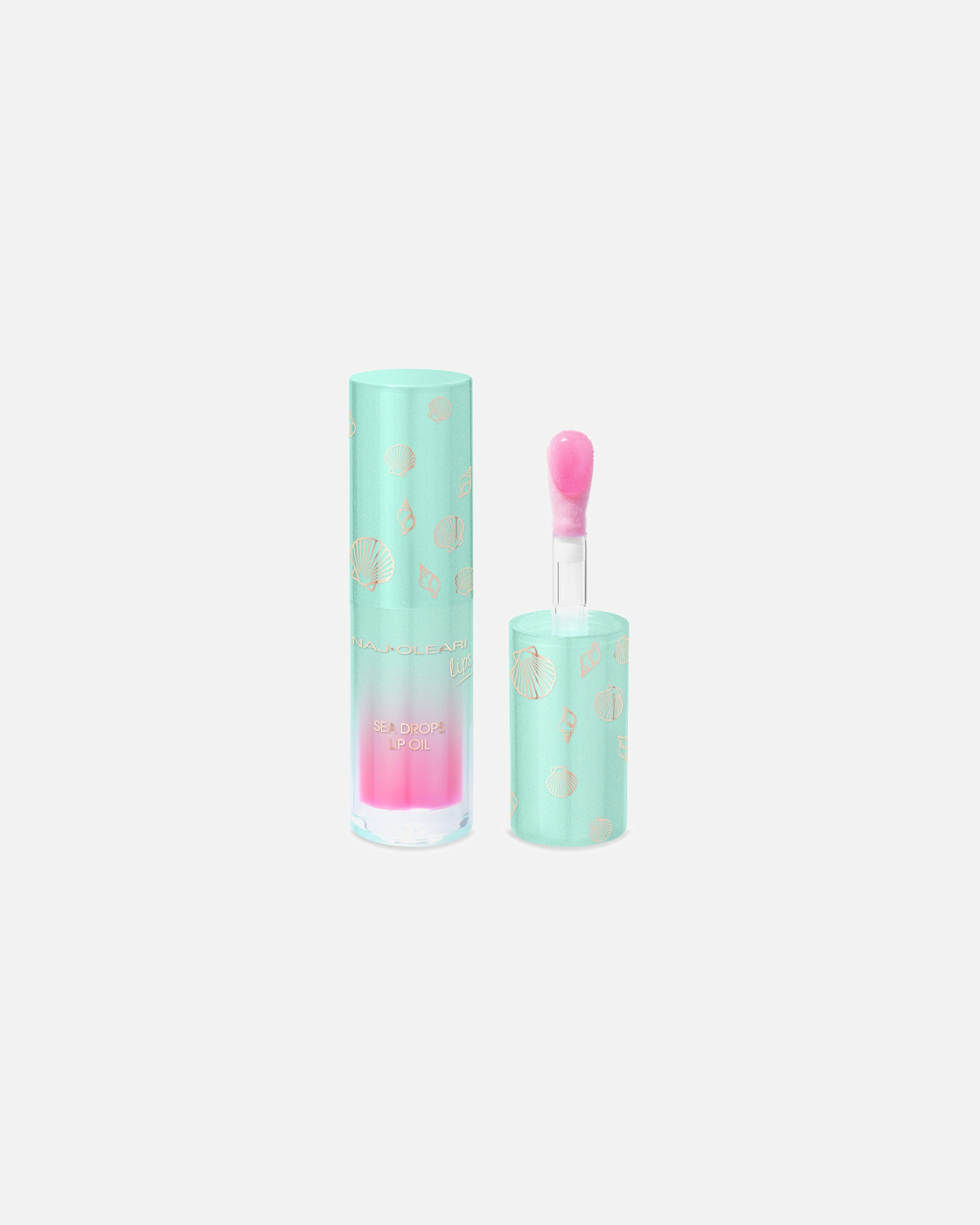 Ajakolaj - Naj Oleari Default Brand Line Sea Drops Lip Oil 2 - PINK SEASHELL