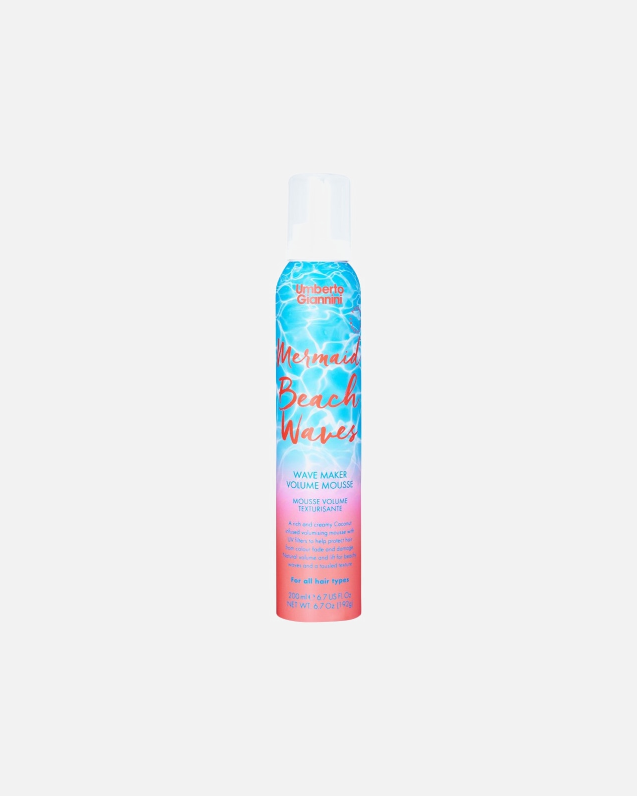 Hajhab - Nő Umberto Giannini Mermaid Beaches Waves Maker Vol. Mousse 200 ml
