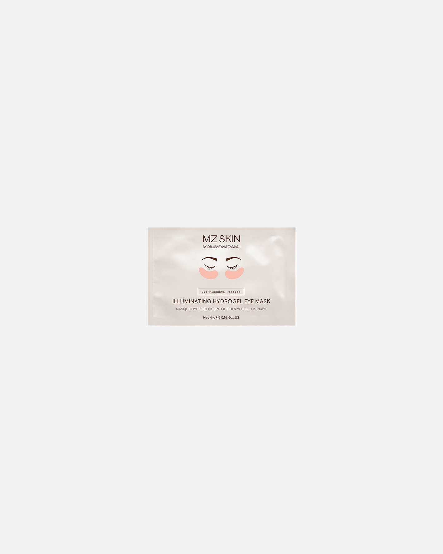 Szemmaszk - MZ SKIN BIO-PLACENTA PEPTIDE ILLUMINATING HYDROGEL EYE MASK 1 darab