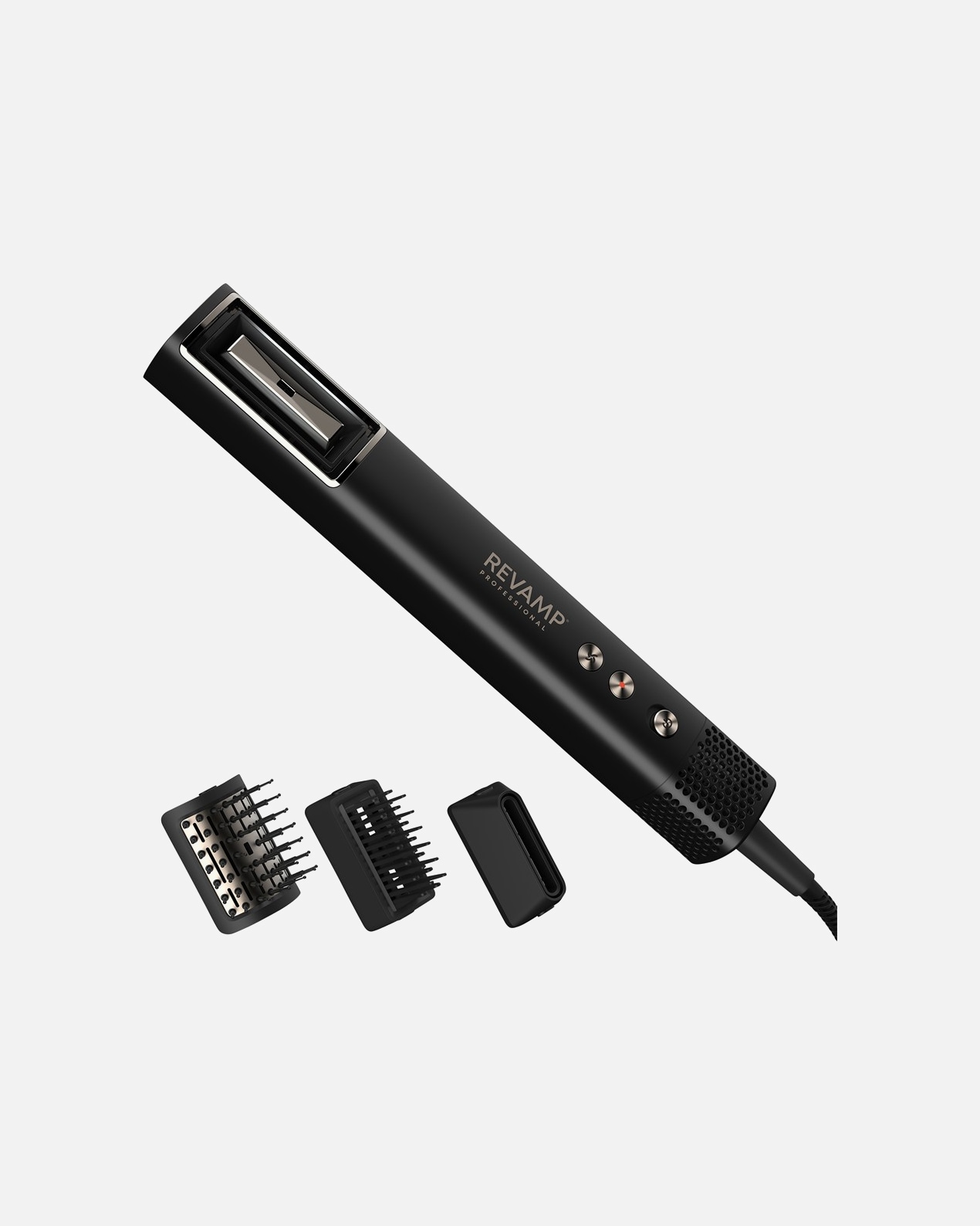 Meleg levegős hajgöndörítő - Revamp HydroShine Air Compact 3 in 1 Pro Air Styler DR-2750-EU Fekete