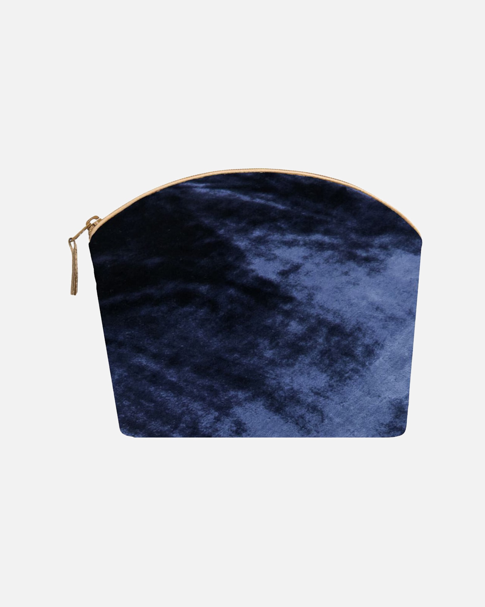 Kozmetikai táska - Holistic Silk LAVENDER MAKE UP BAG NAVY SILK VELVET LAVENDER MAKE UP BAG NAVY SILK VELVET
