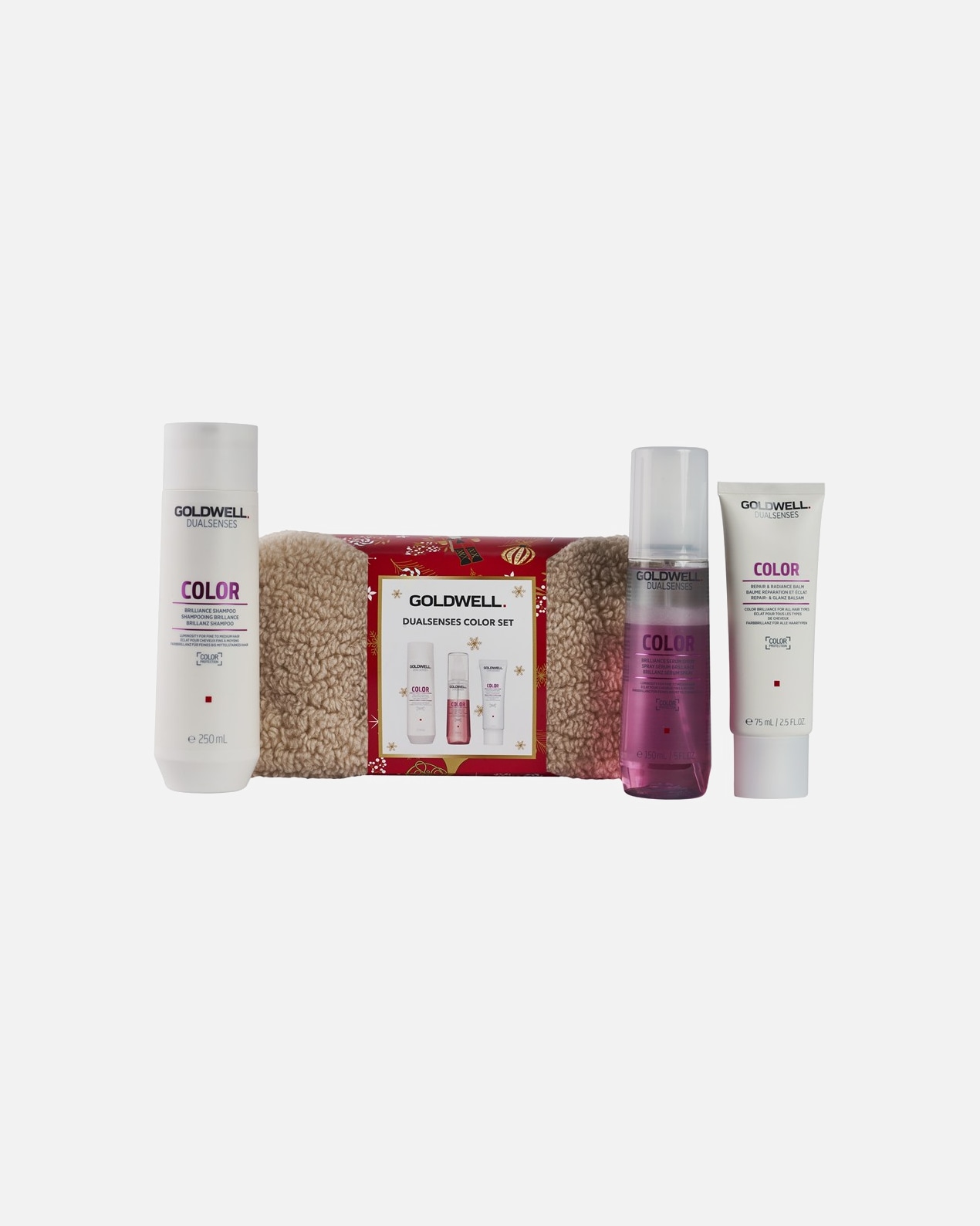 Hajápoló készlet - Nő Goldwell Colour Brillance X-Mas Set 2025 1 darab