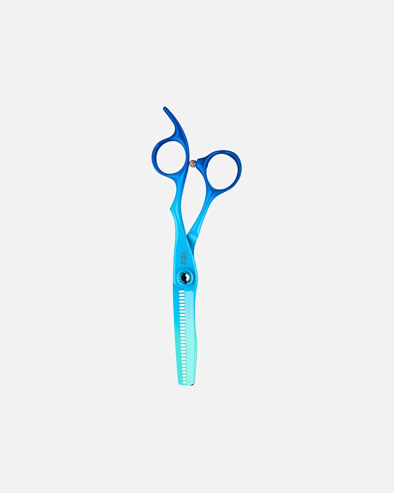 Hajvágó olló - Olivia Garden Európai változat 28 fogazattal Modellező olló 6,0' RH szivárványkék 1 darab