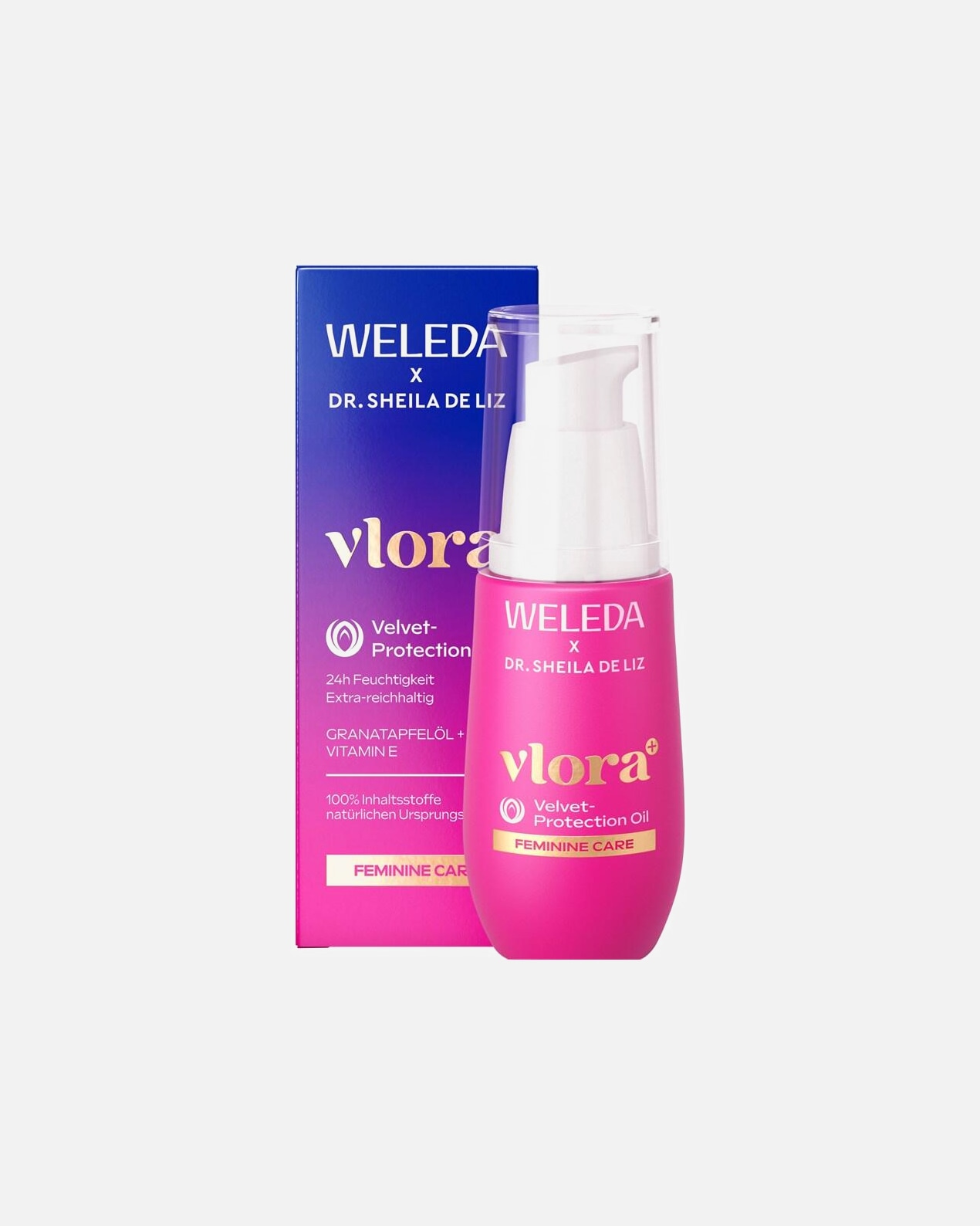 Intimápolás - Weleda Vlora+ Velvet Protection Oil 24h hidratáló olaj 30 ml