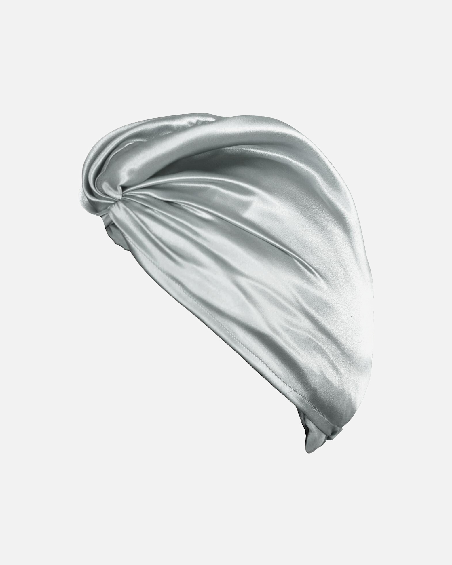 Hajpánt - Holistic Silk Pure Mulberry Silk Turban Silver