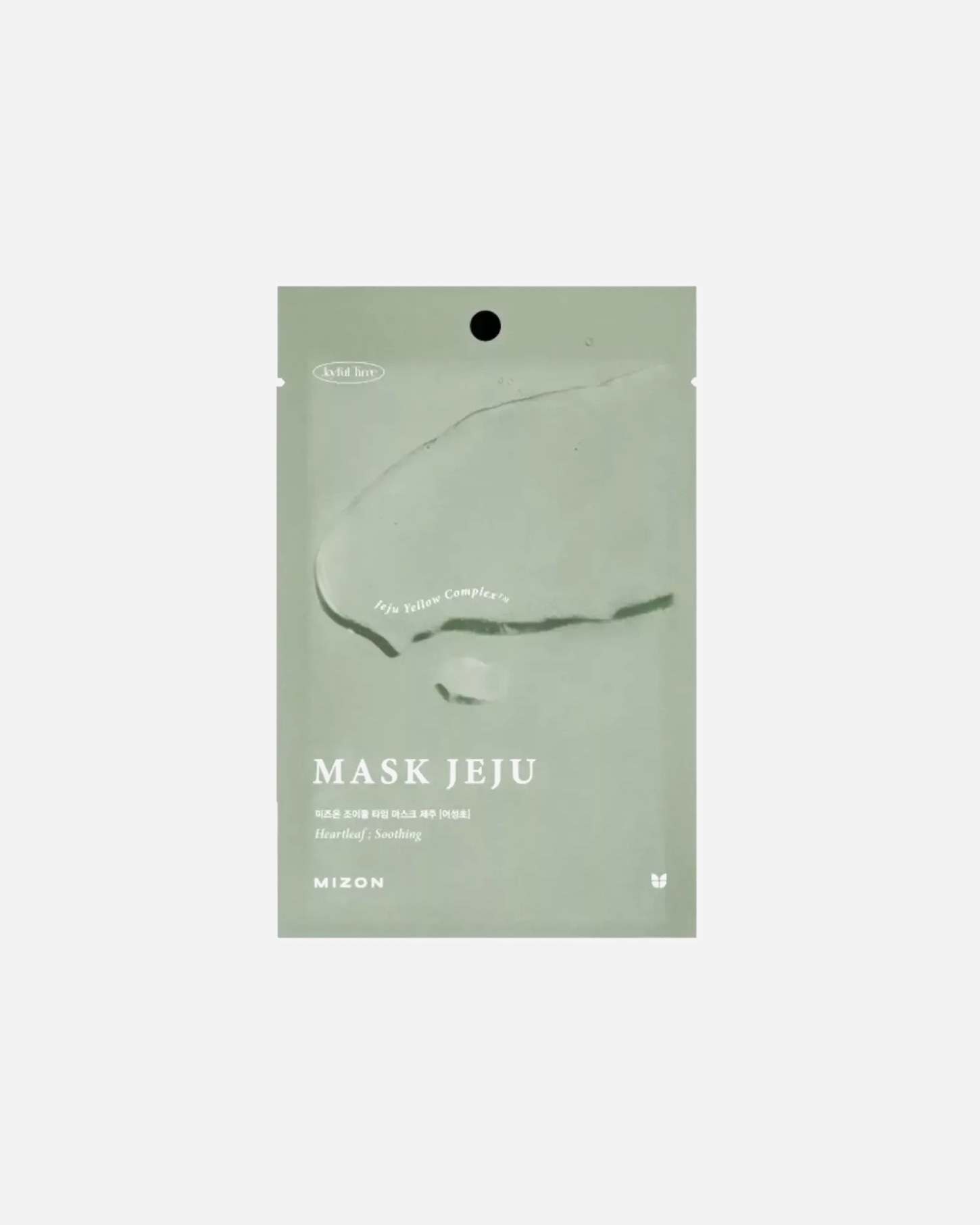 Fátyol maszk - MIZON Joyful Time nyugtató maszk kaméleonlevél kivonattal 23 g