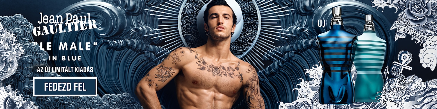 Jean Paul Gaultier "Le Male" In Blue, az új limitált kiadás, fedezd fel!