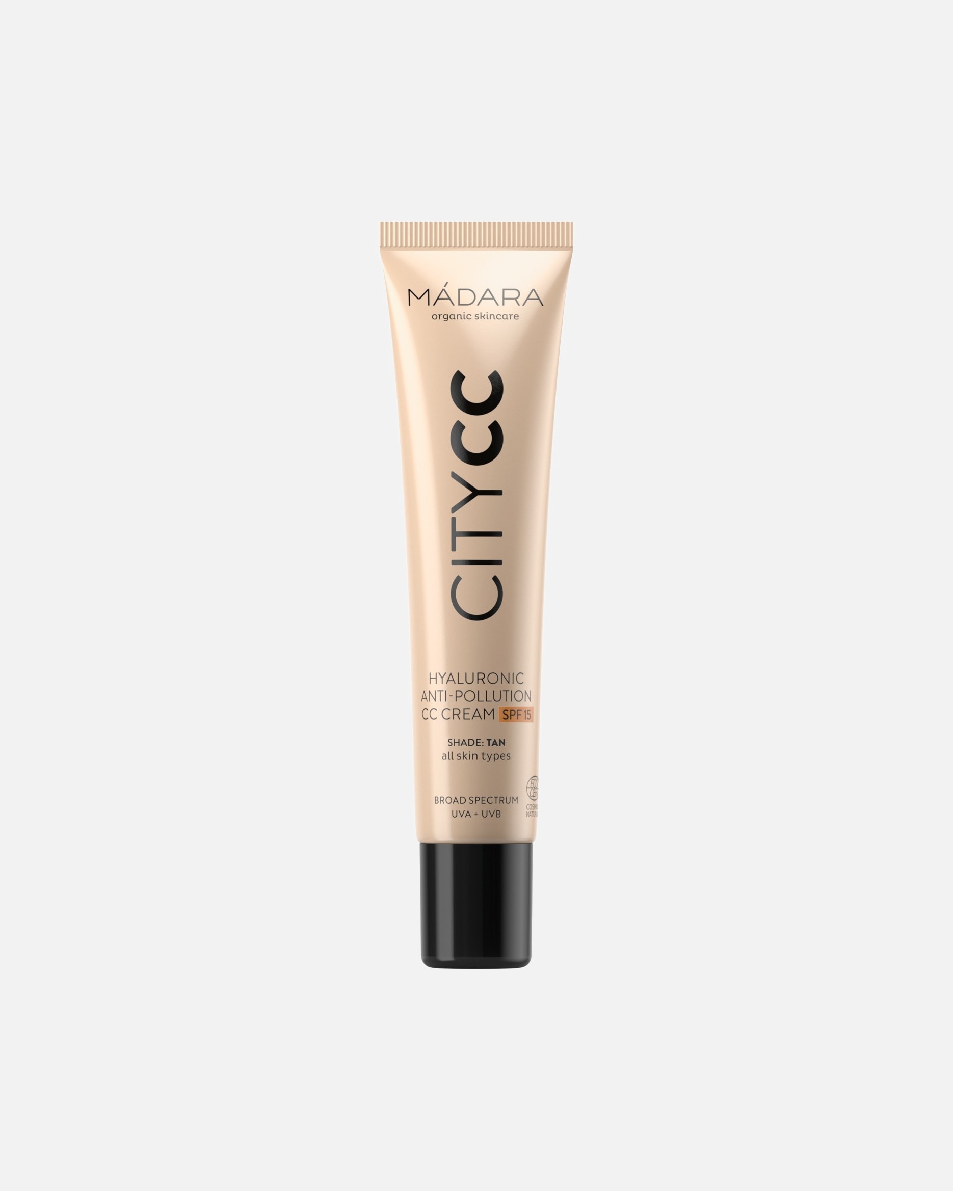 CC krém - MÁDARA City CC Hyaluronic Anti-Pollution SPF15 Tan