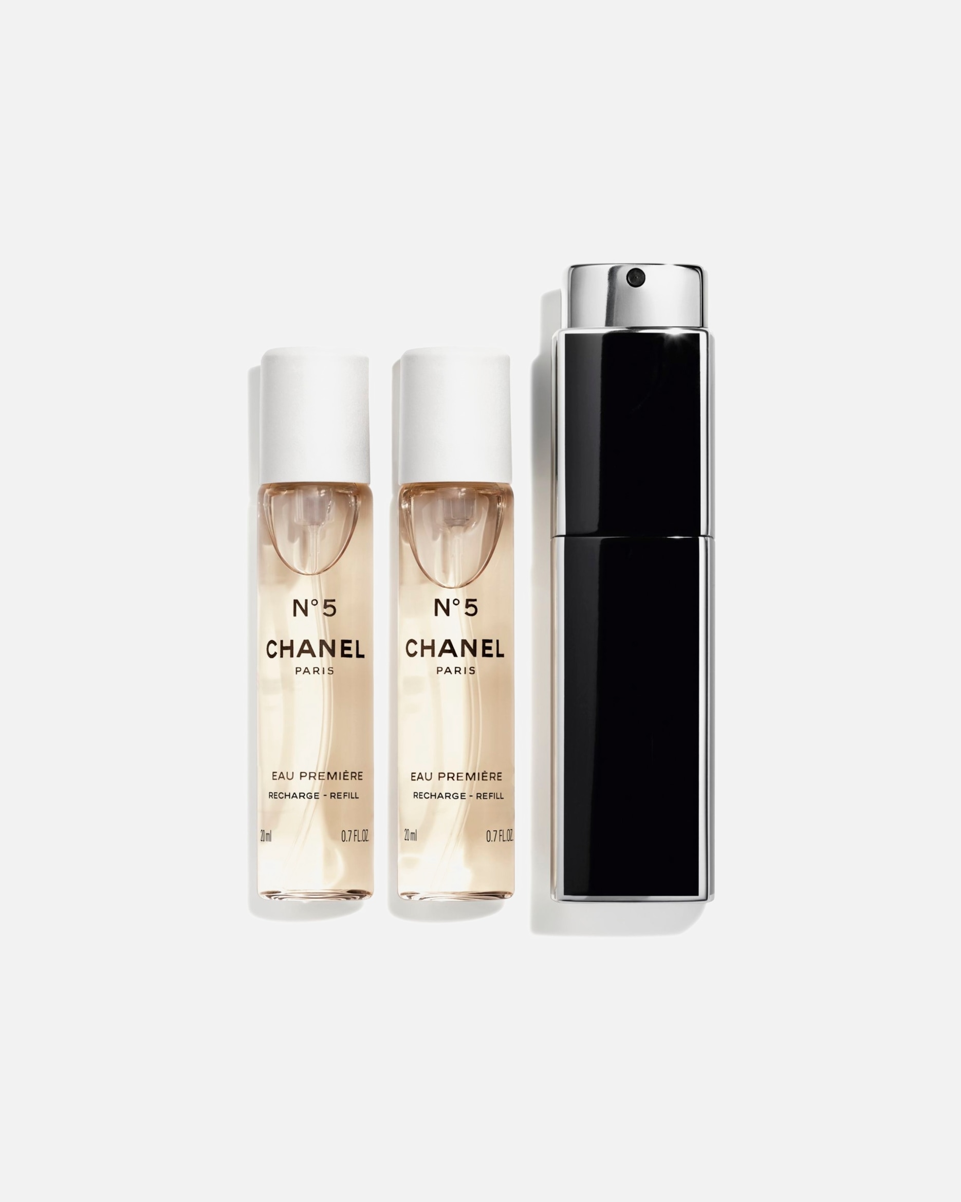 Illat szett - Nő CHANEL 3 x Nachfüllung (je 20 ml) mit Zerstäuber - 60 ml