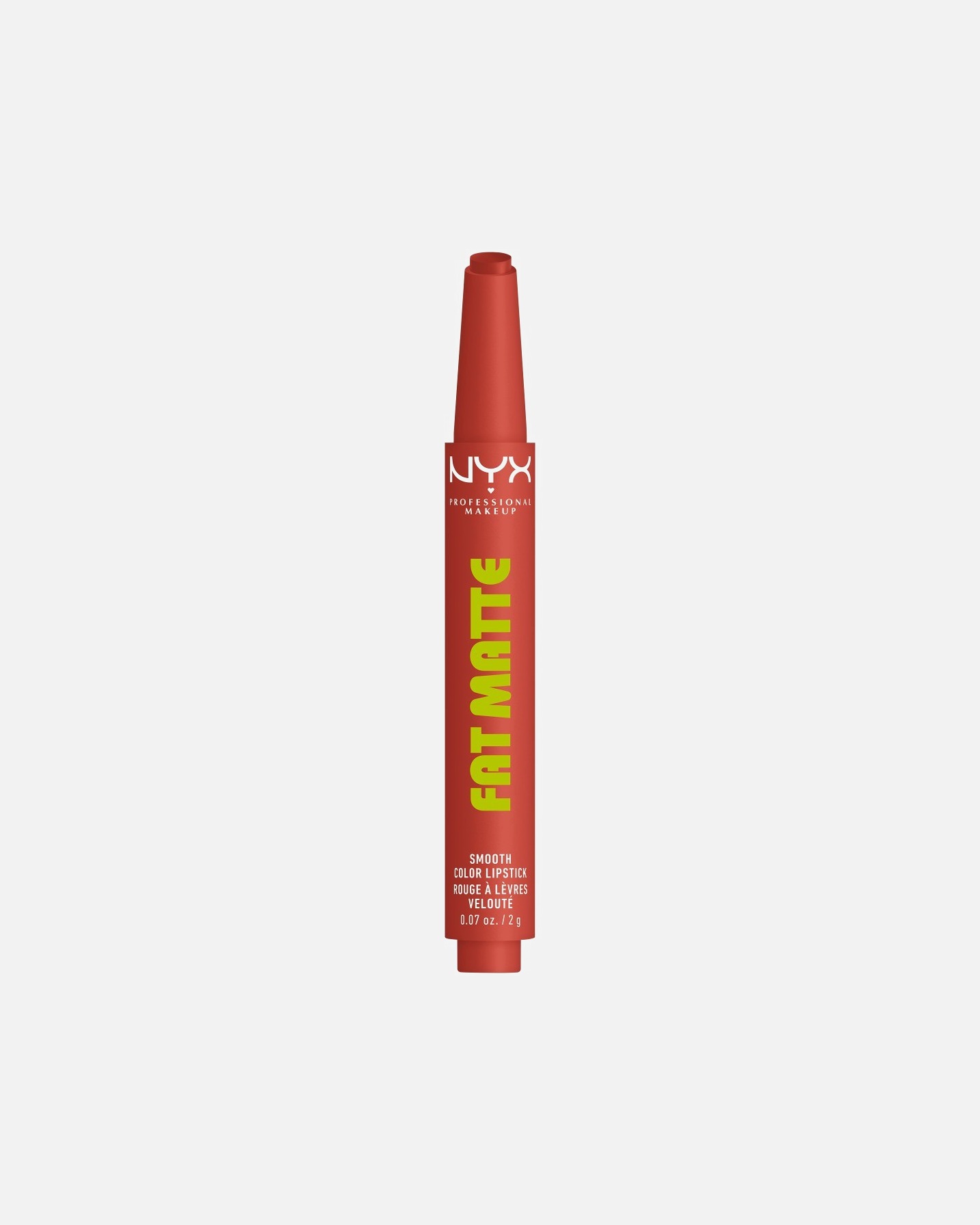 Rúzs - NYX Professional Makeup 0 NYX Professional Makeup Fat Matte Smooth Color Lipstick matt hatású ajakrúzs, 12 Blush Blanket, 2 g 2 g